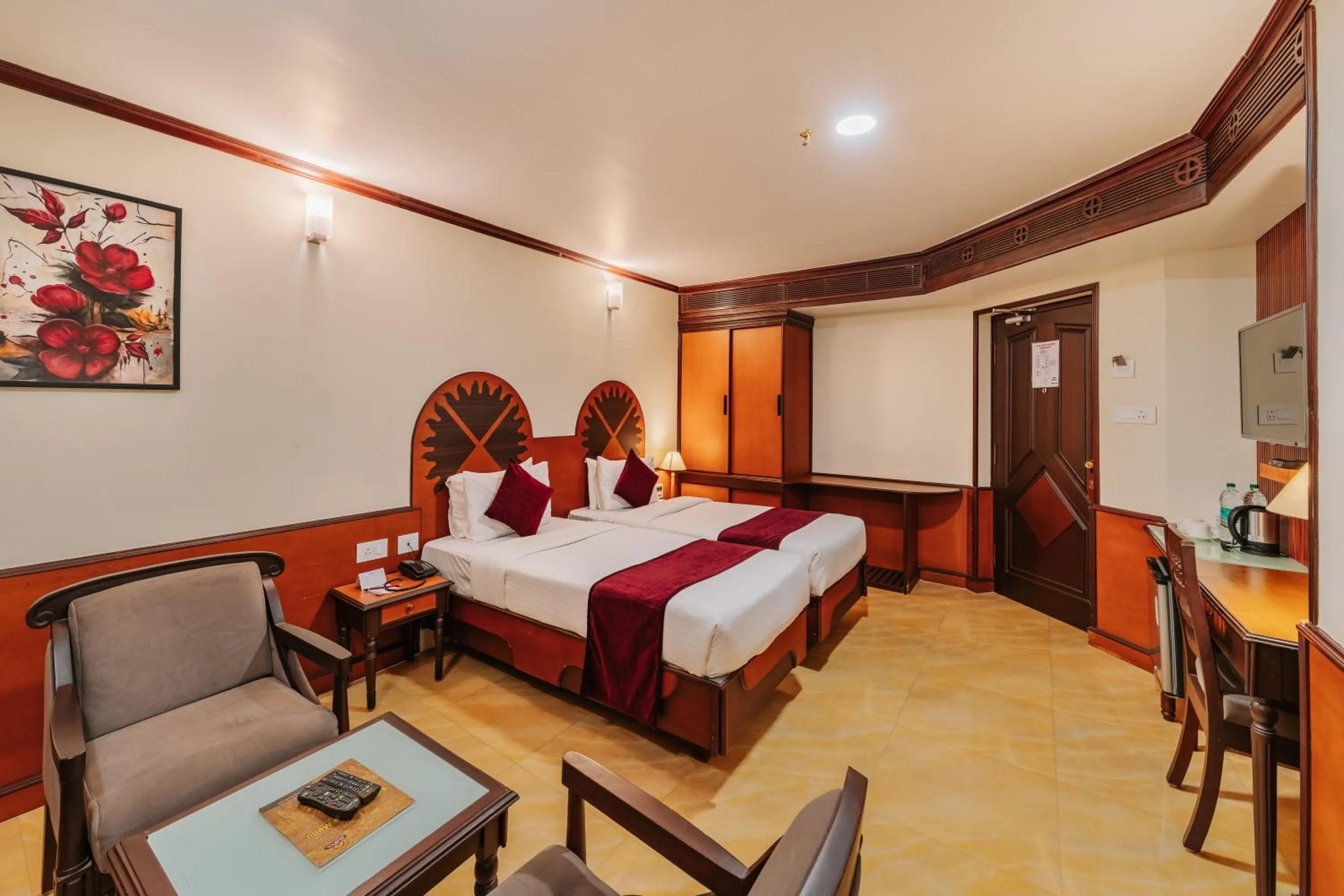 Bedroom, Bed in The Surya, Cochin