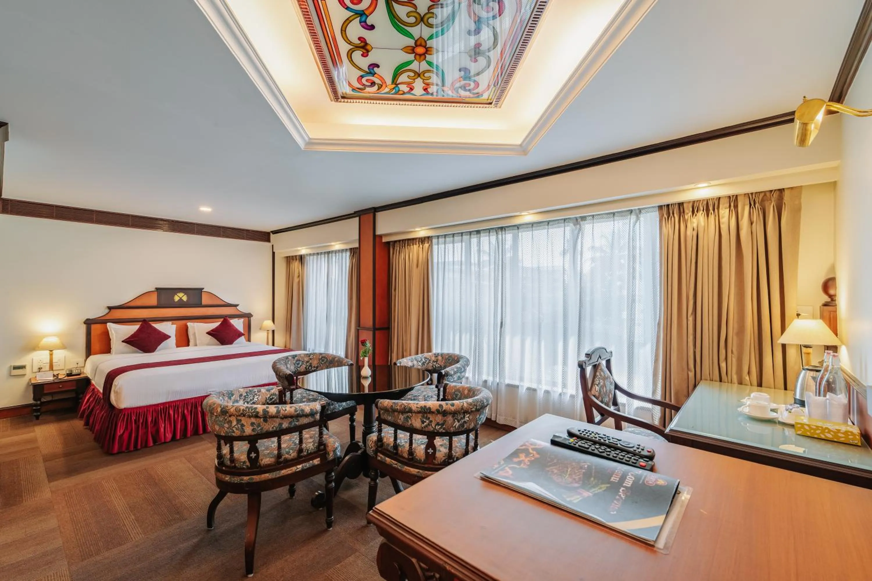Living room in The Surya, Cochin