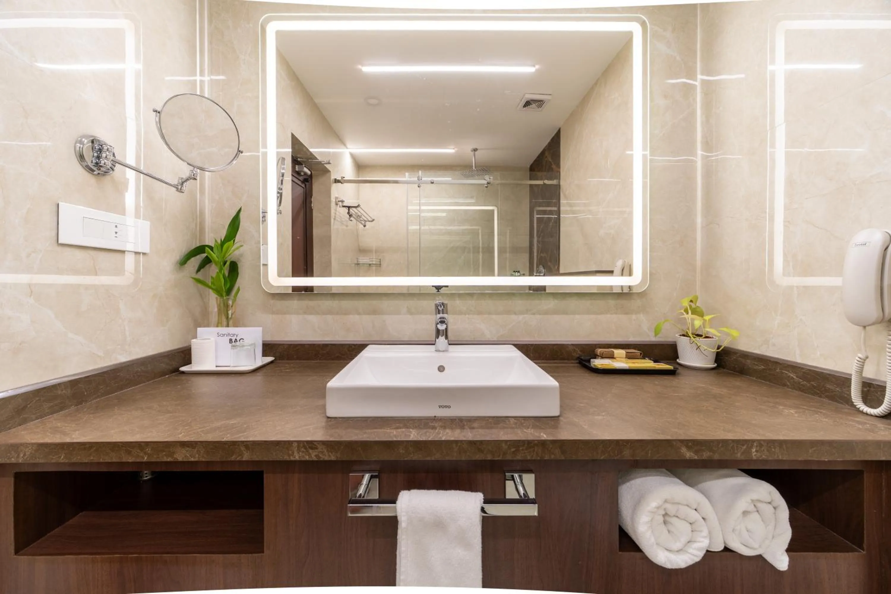 Bathroom in The Surya, Cochin