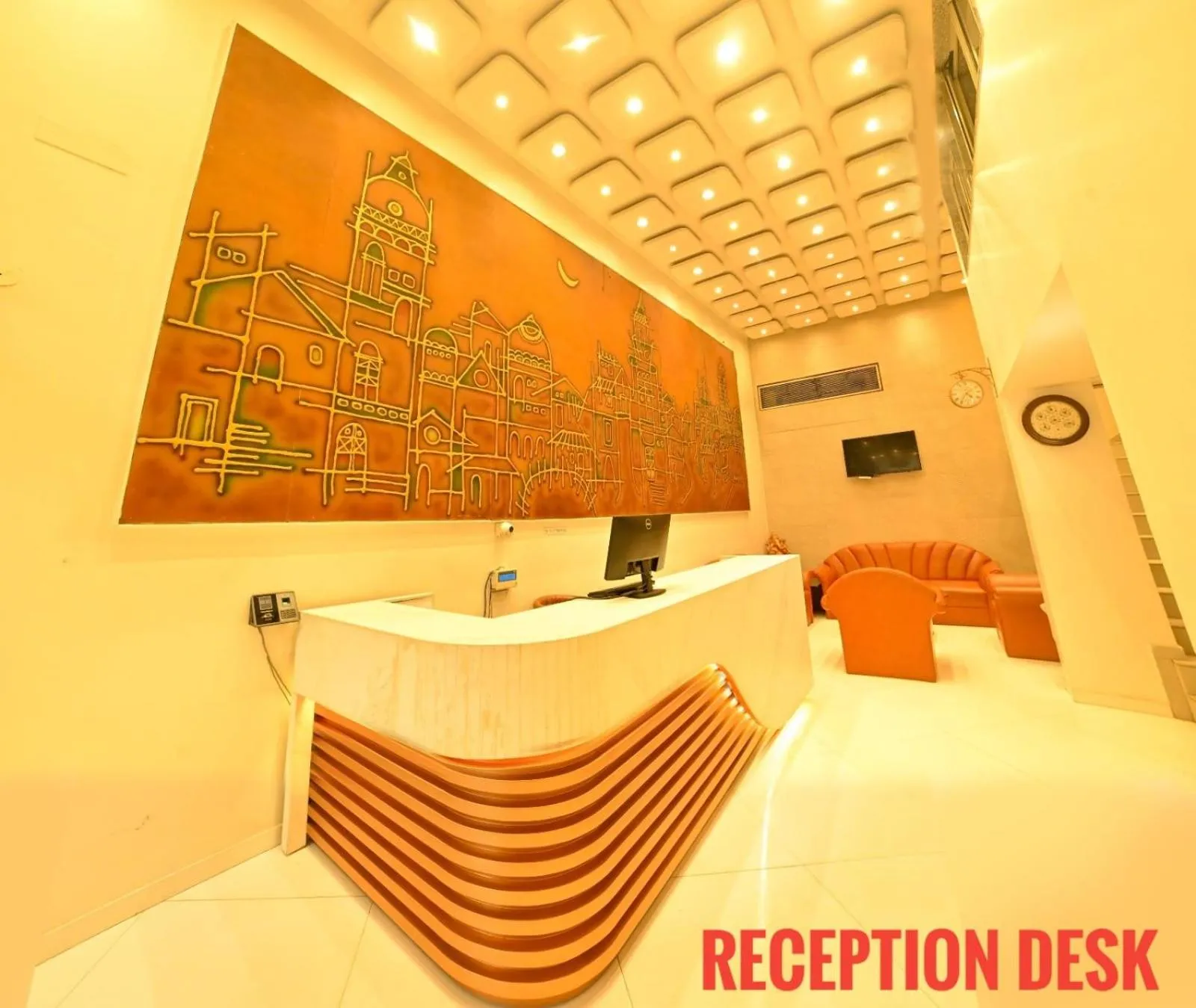 Lobby or reception in Hotel Amrta