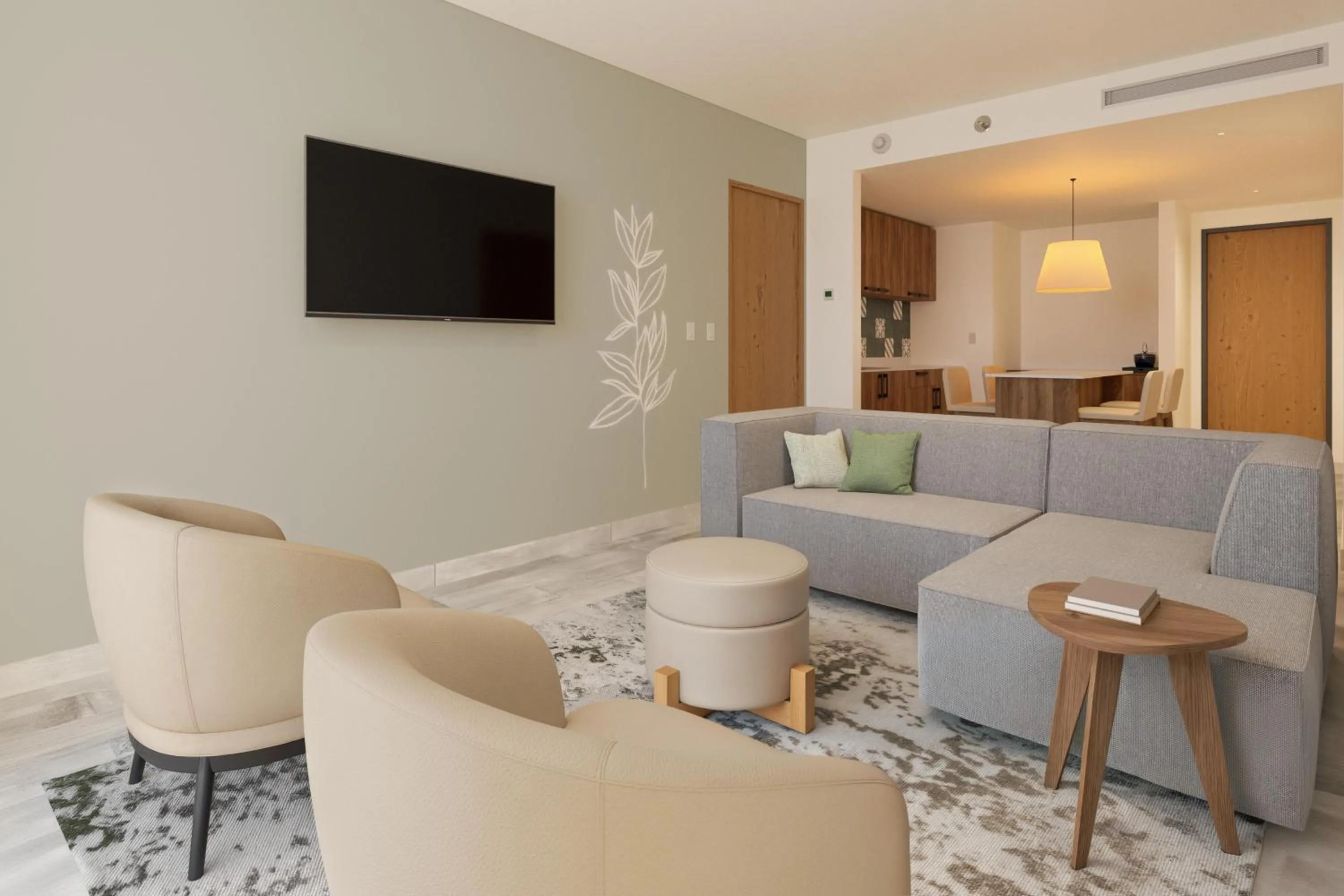 Photo of the whole room in Hyatt Place Cancun Airport