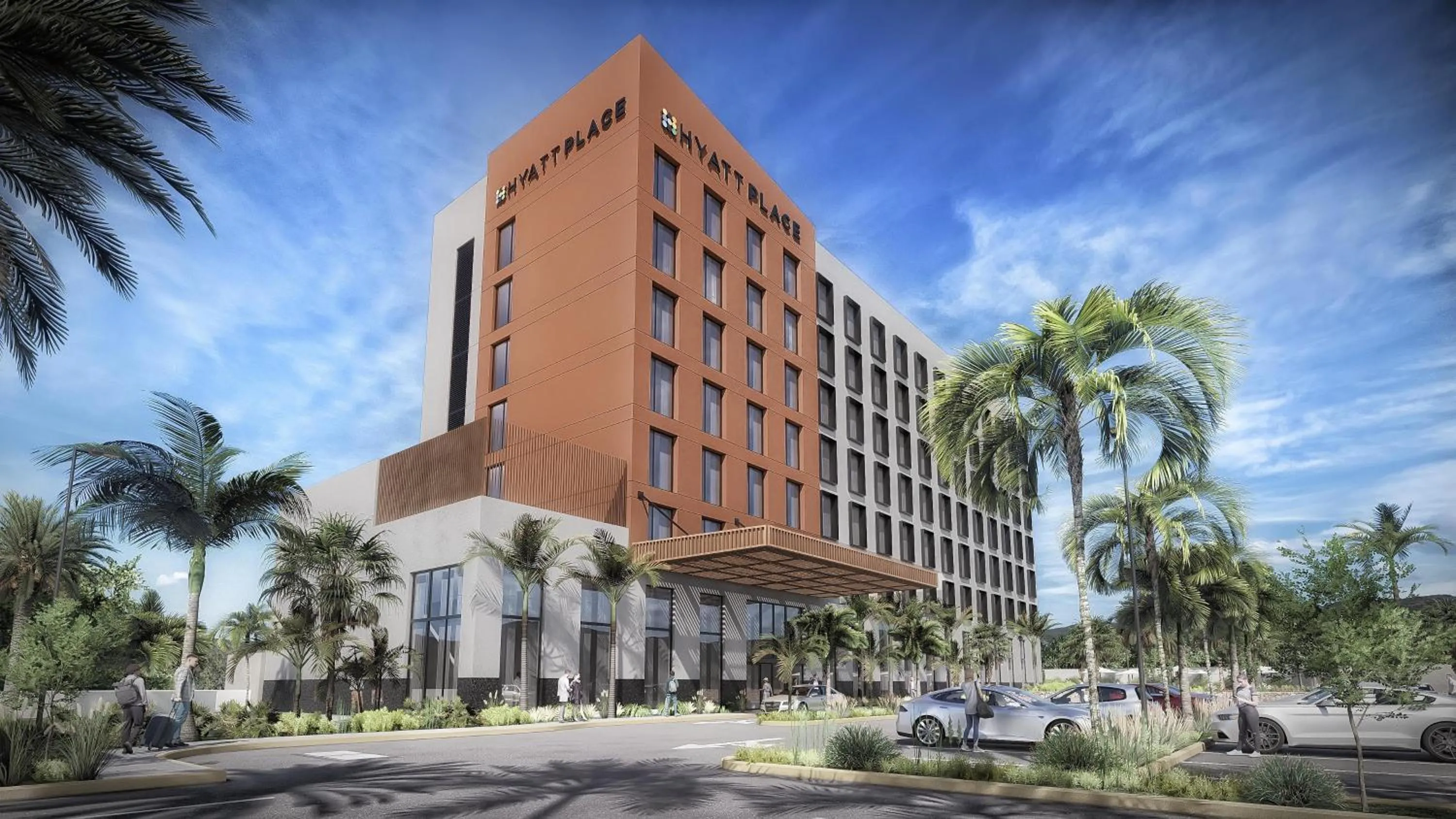 Property building in Hyatt Place Cancun Airport