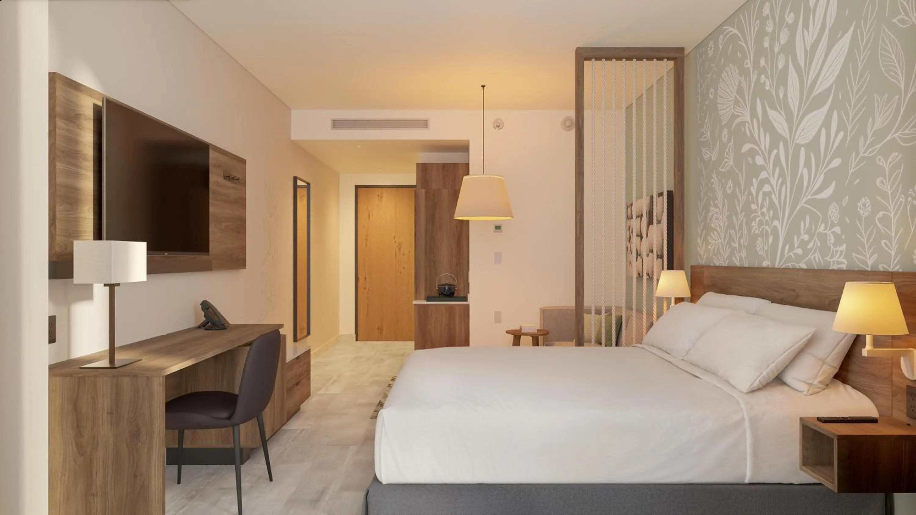 Bedroom, Bed in Hyatt Place Cancun Airport