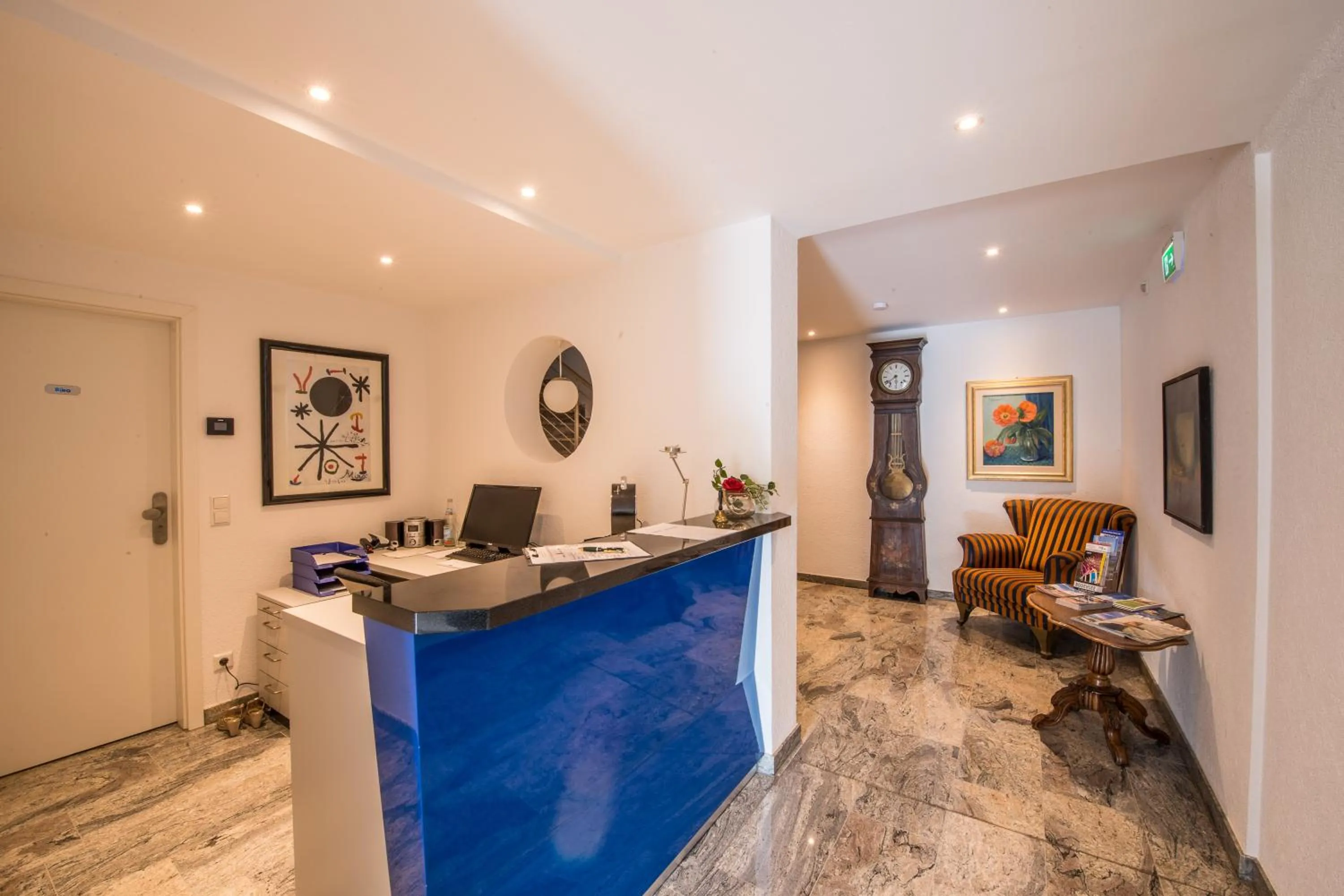 Lobby or reception in Hotel am Yachthafen