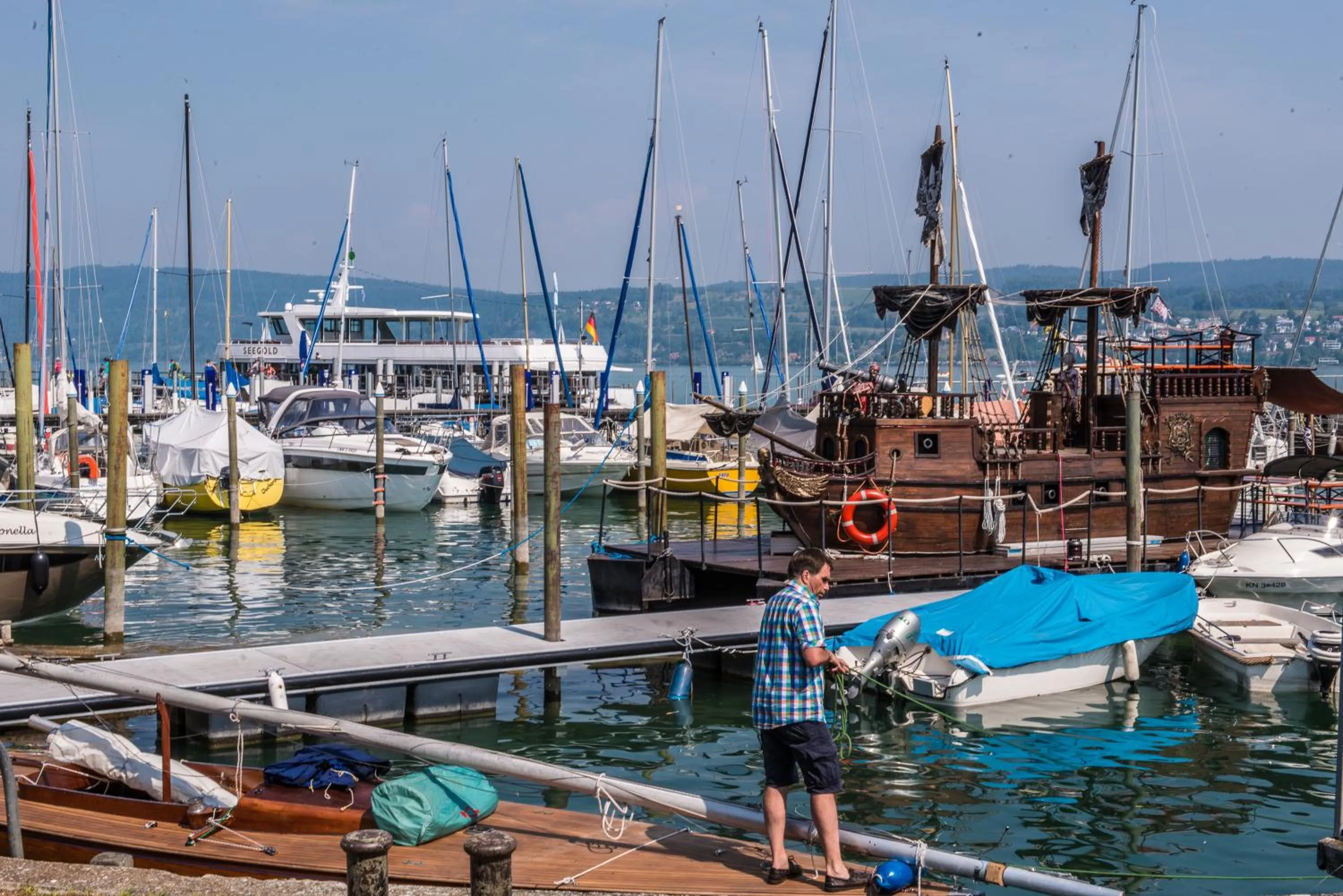 Natural landscape in Hotel am Yachthafen