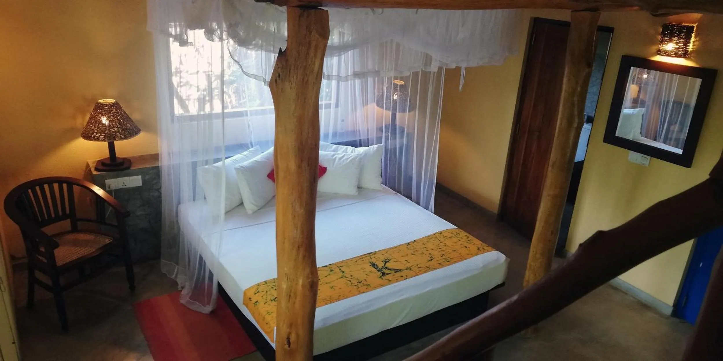 Bed in Kuwera Eco Lodge