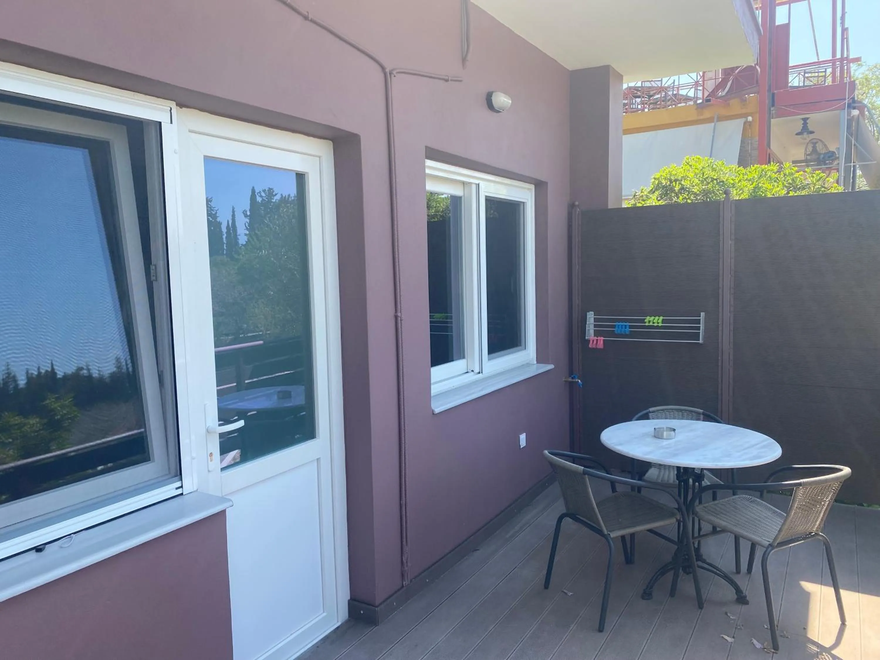 Patio in Pegasus Rooms