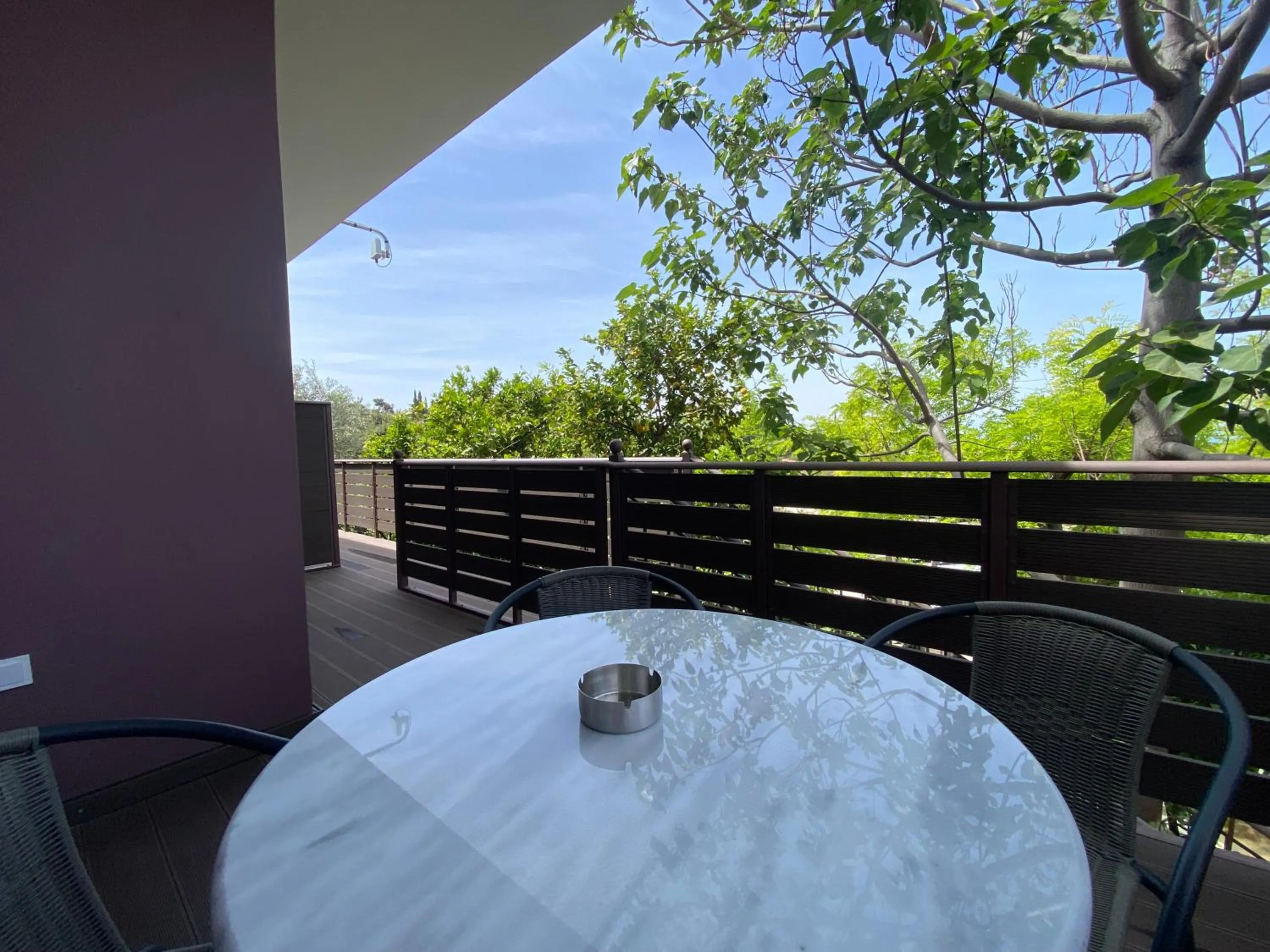 Patio in Pegasus Rooms