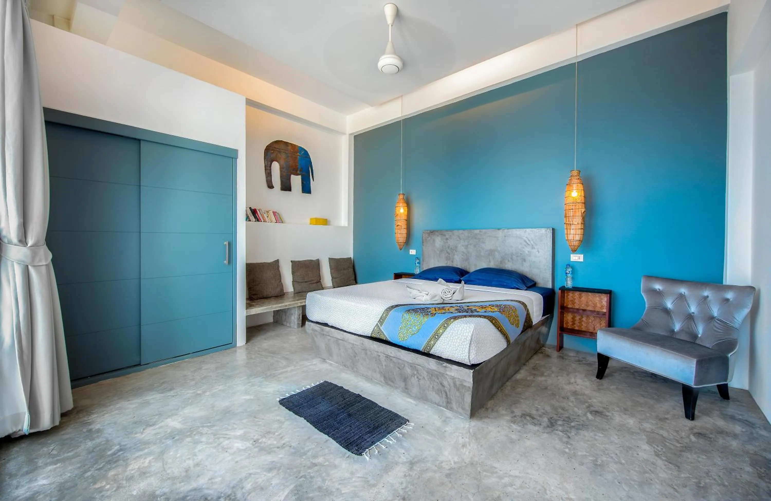 Bed in Philip's Villa