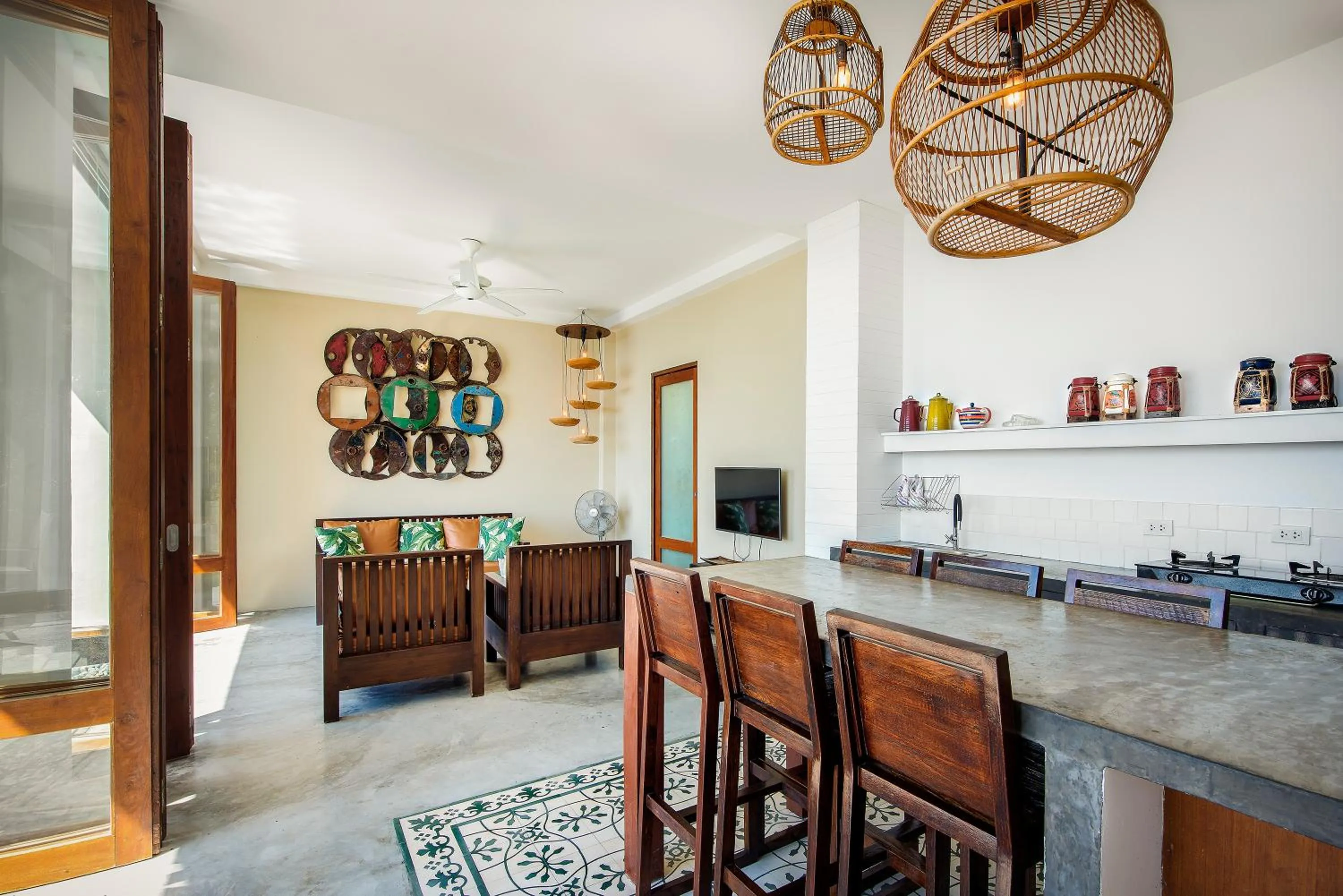 Kitchen or kitchenette in Philip's Villa