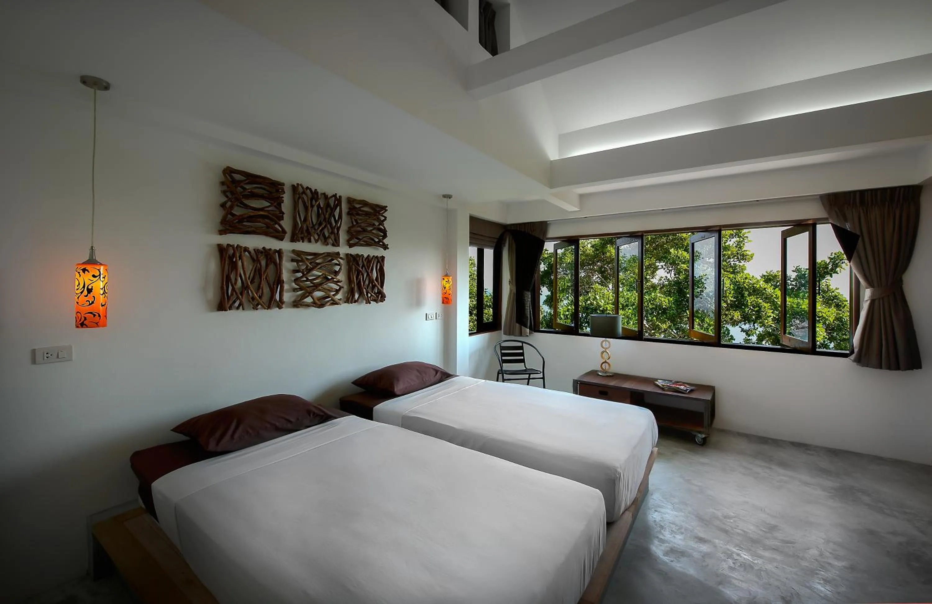 Decorative detail, Bed in Philip's Villa