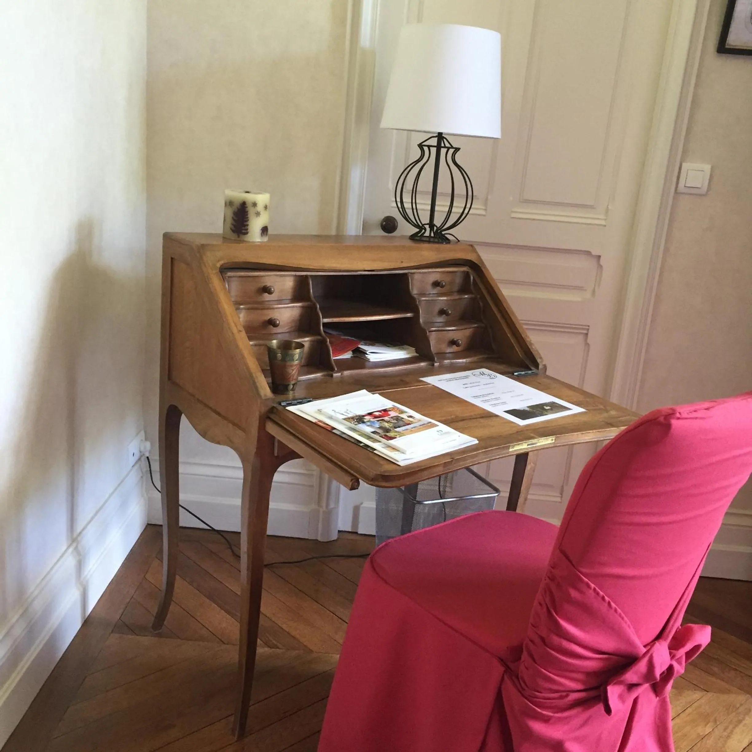 Decorative detail in Le Manoir de Bénédicte B&B