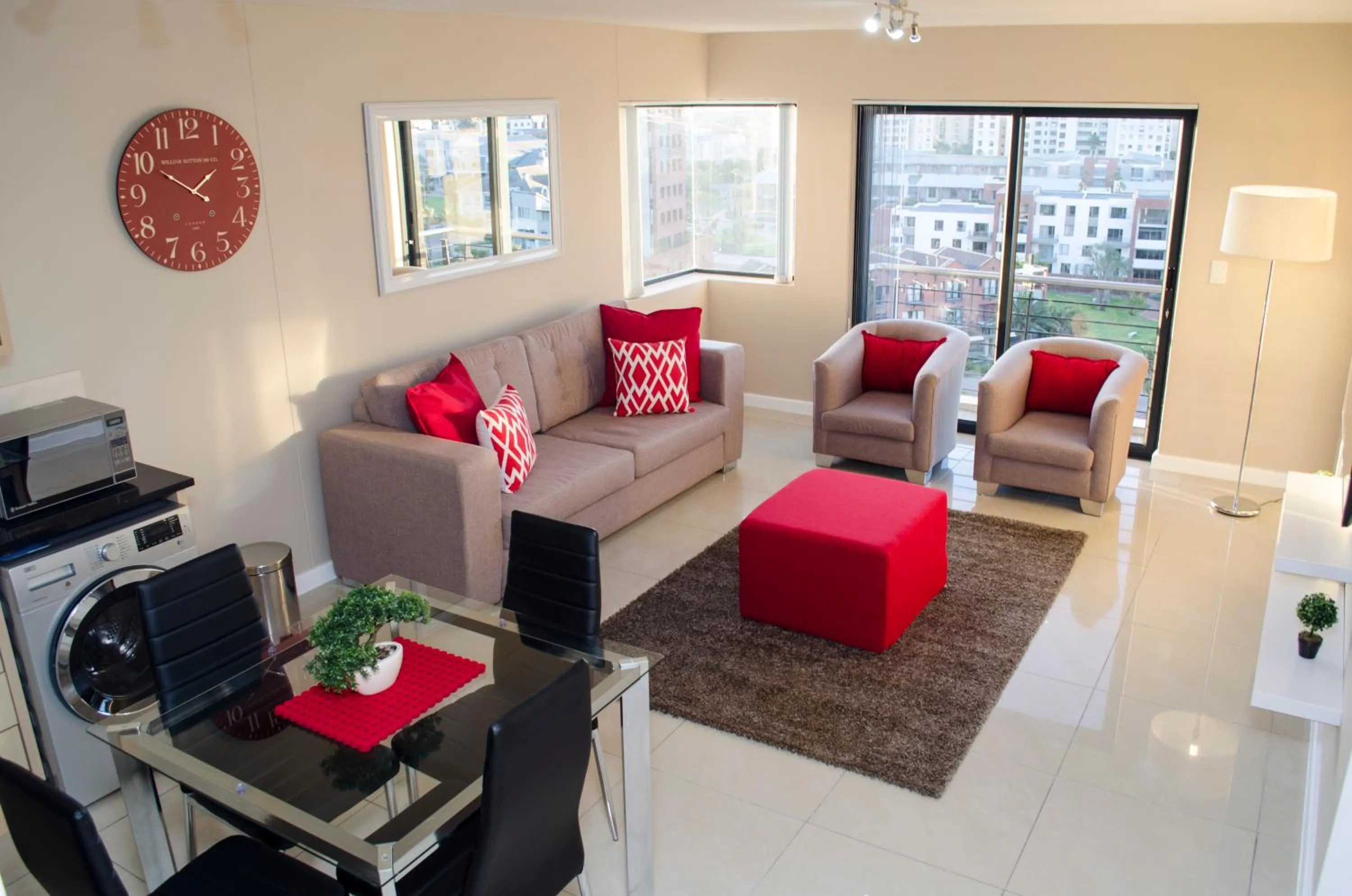 Kitchen or kitchenette in Knightsbridge Luxury Apartments