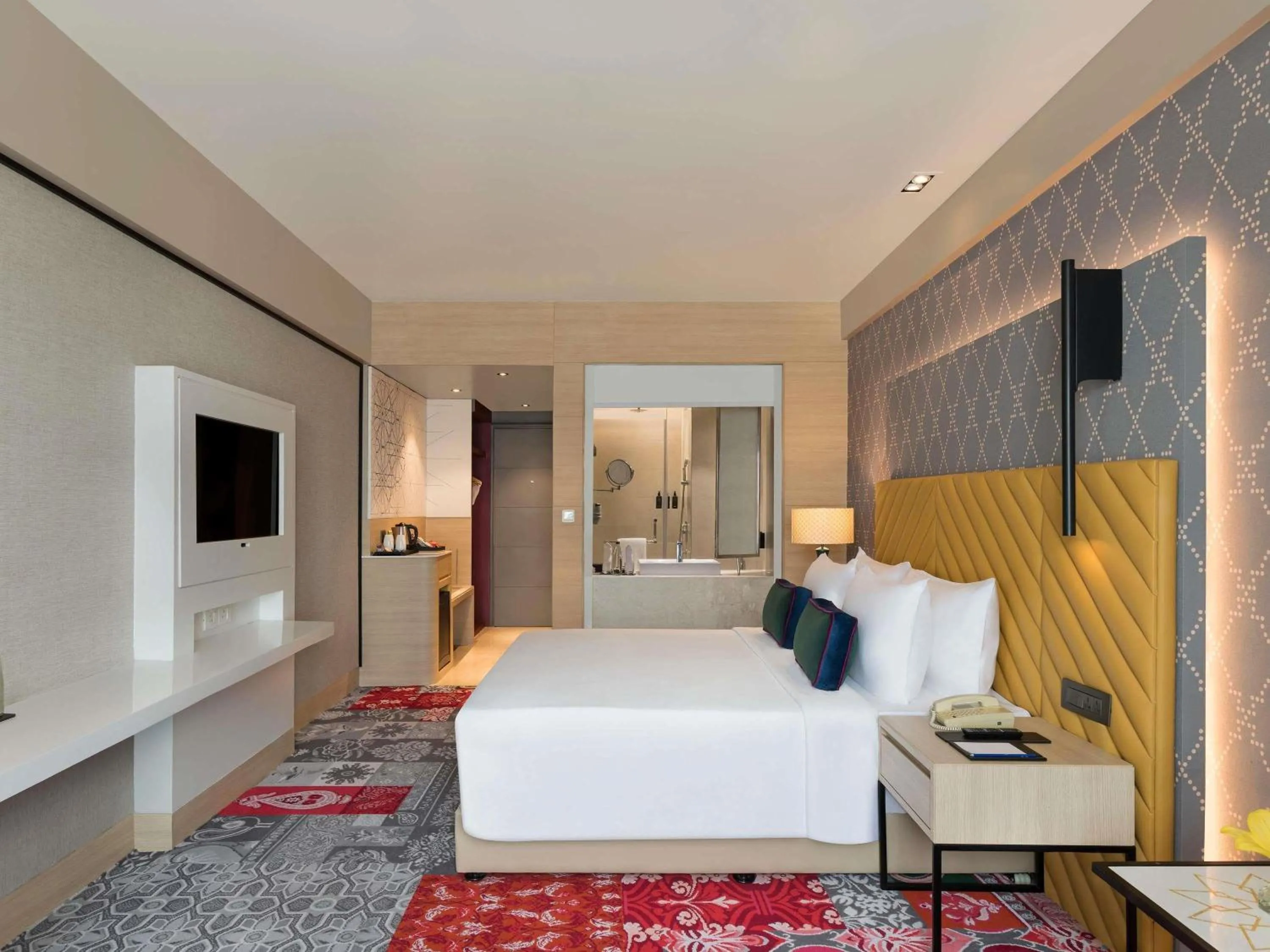 Superior Double Room with 15% discount on food and beverage, spa and laundry | 1+1 IMFL Happy Hours from 6 to 8 pm in Grand Mercure Agra - An Accor Brand