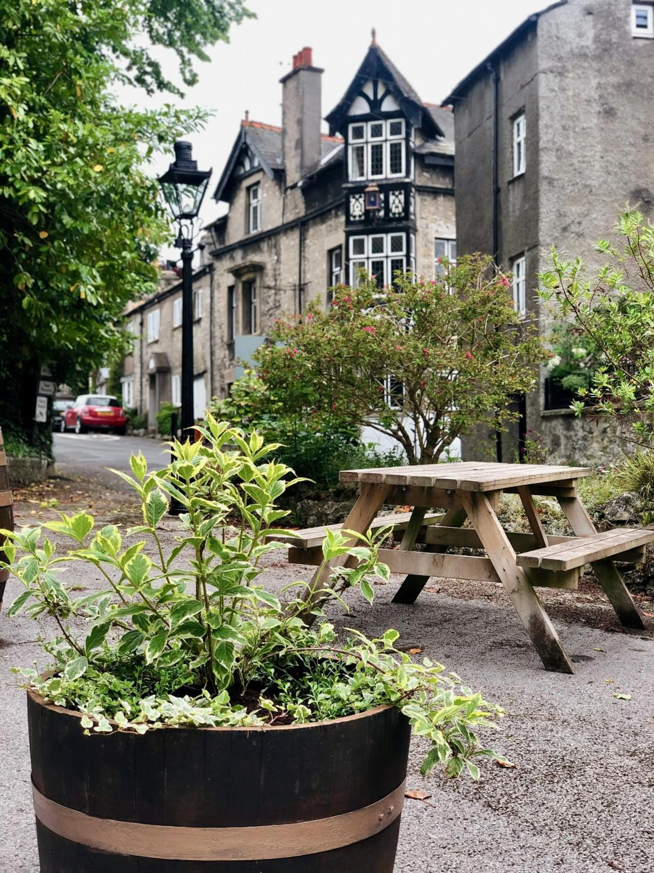 Garden in The Wheatsheaf at Beetham