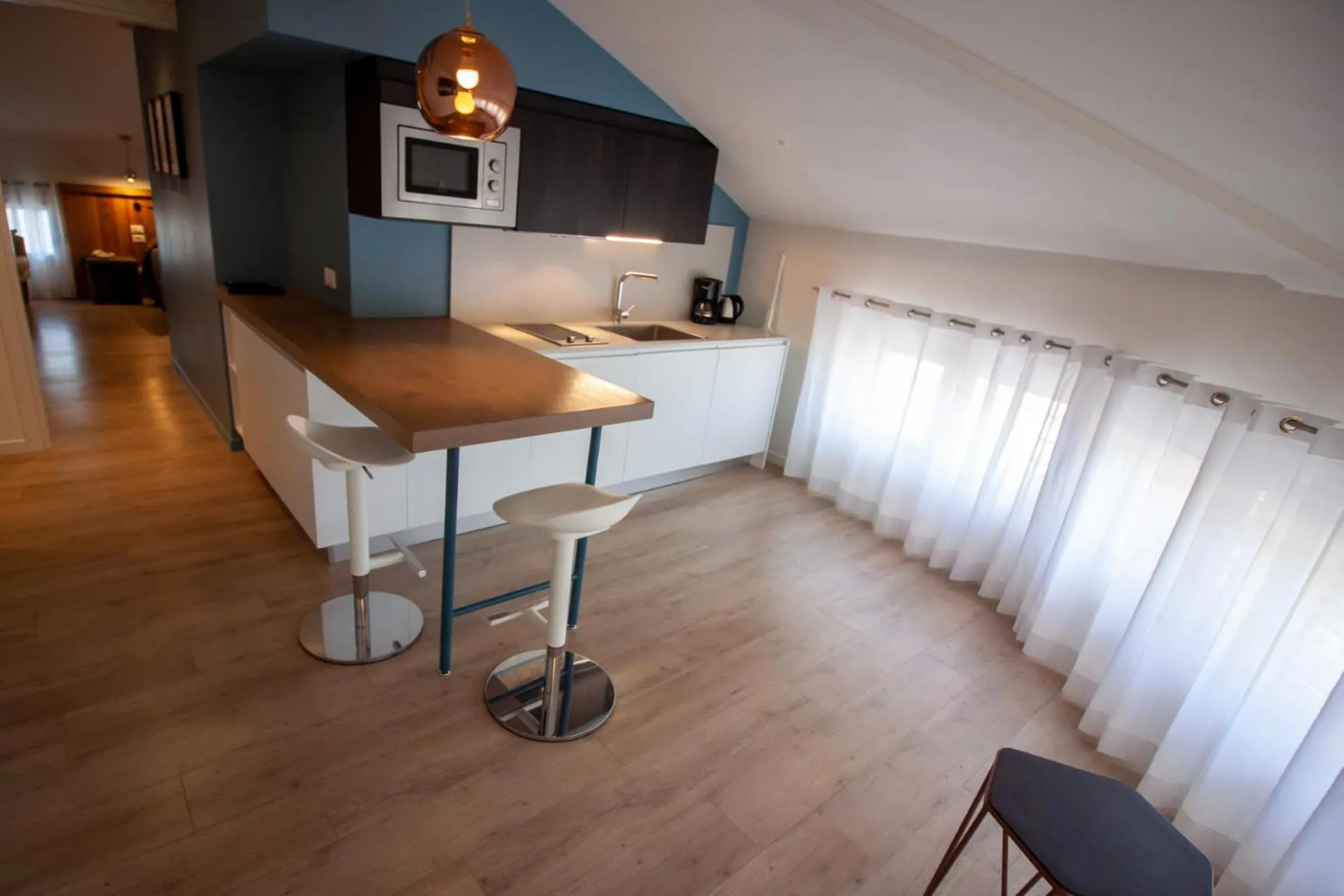 Kitchen or kitchenette in Hotel Oliva