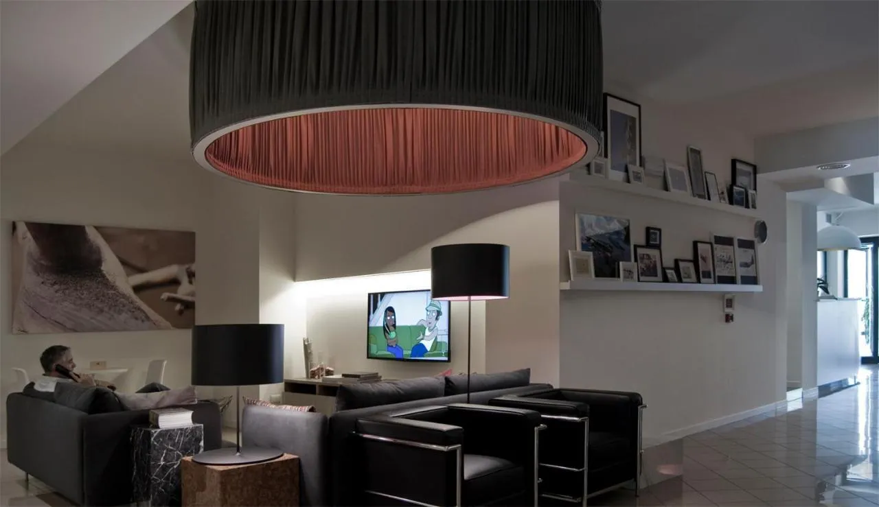 Communal lounge/ TV room in Hotel Oliva