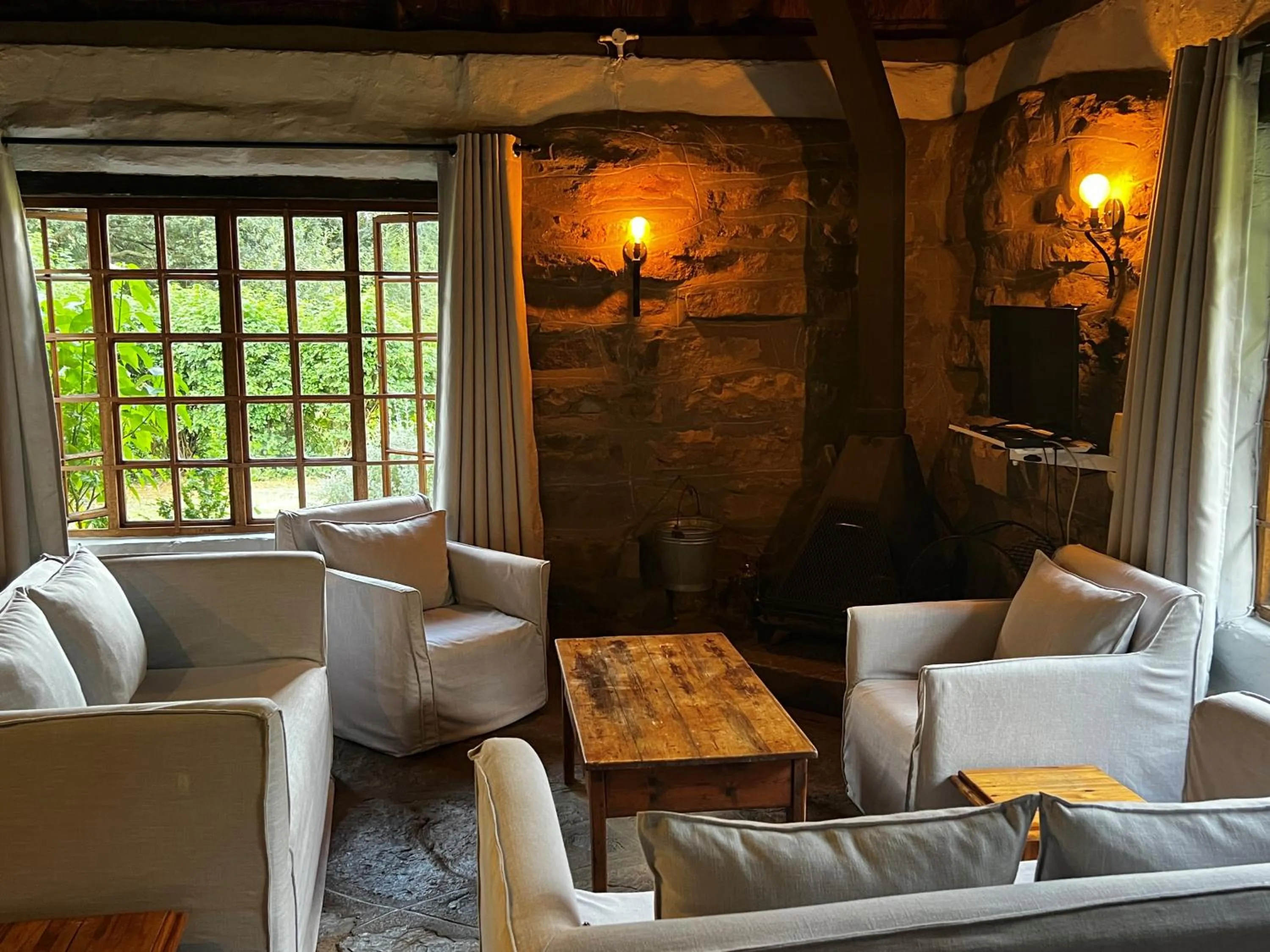 Living room in Wyford Farm