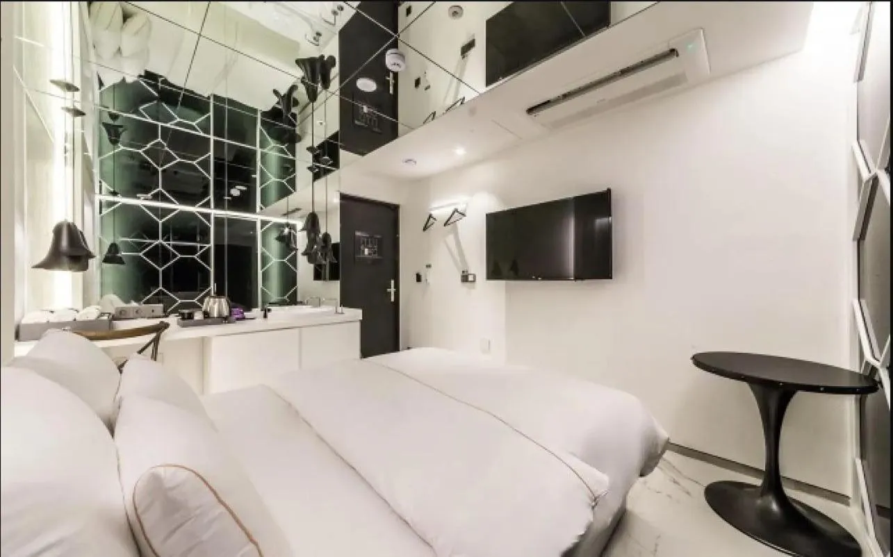 Bed in Hotel Forestar