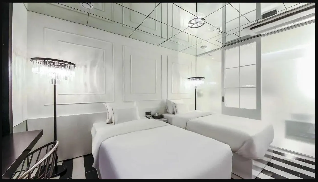 Bed in Hotel Forestar