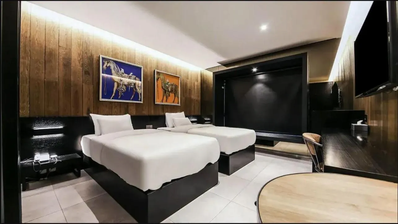 Bed in Hotel Forestar