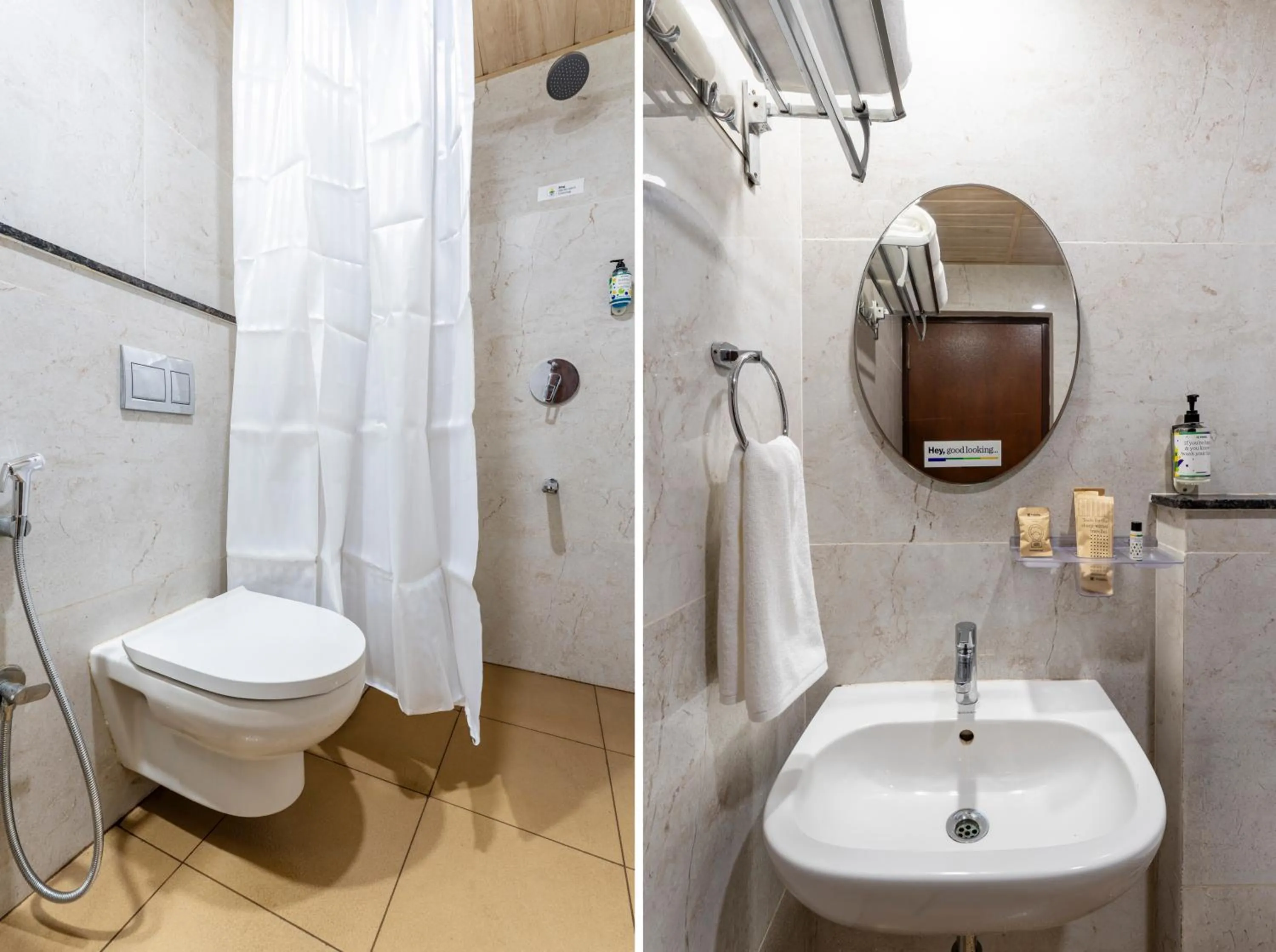Bathroom in Treebo Orchid Silver