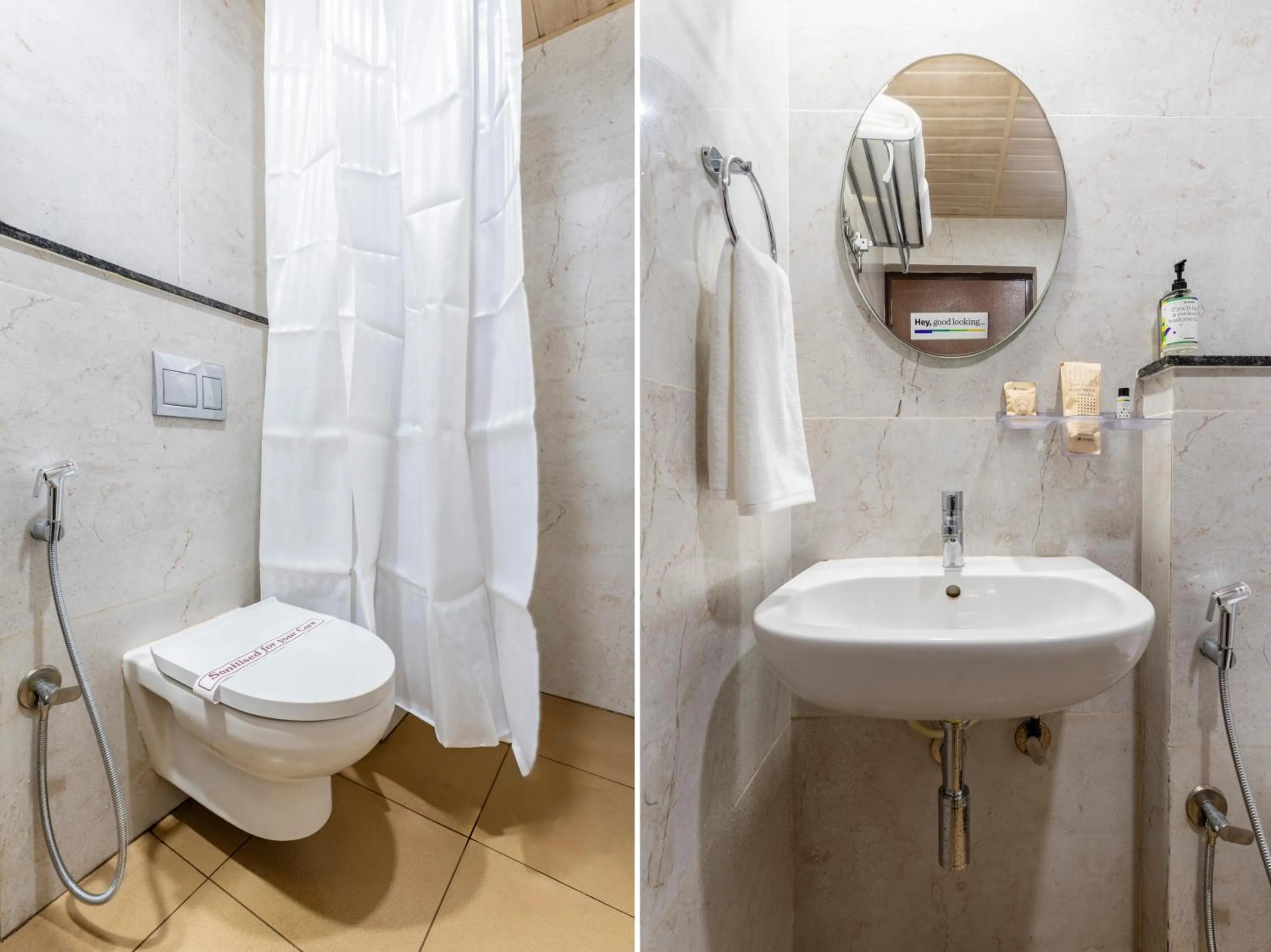 Bathroom in Treebo Orchid Silver