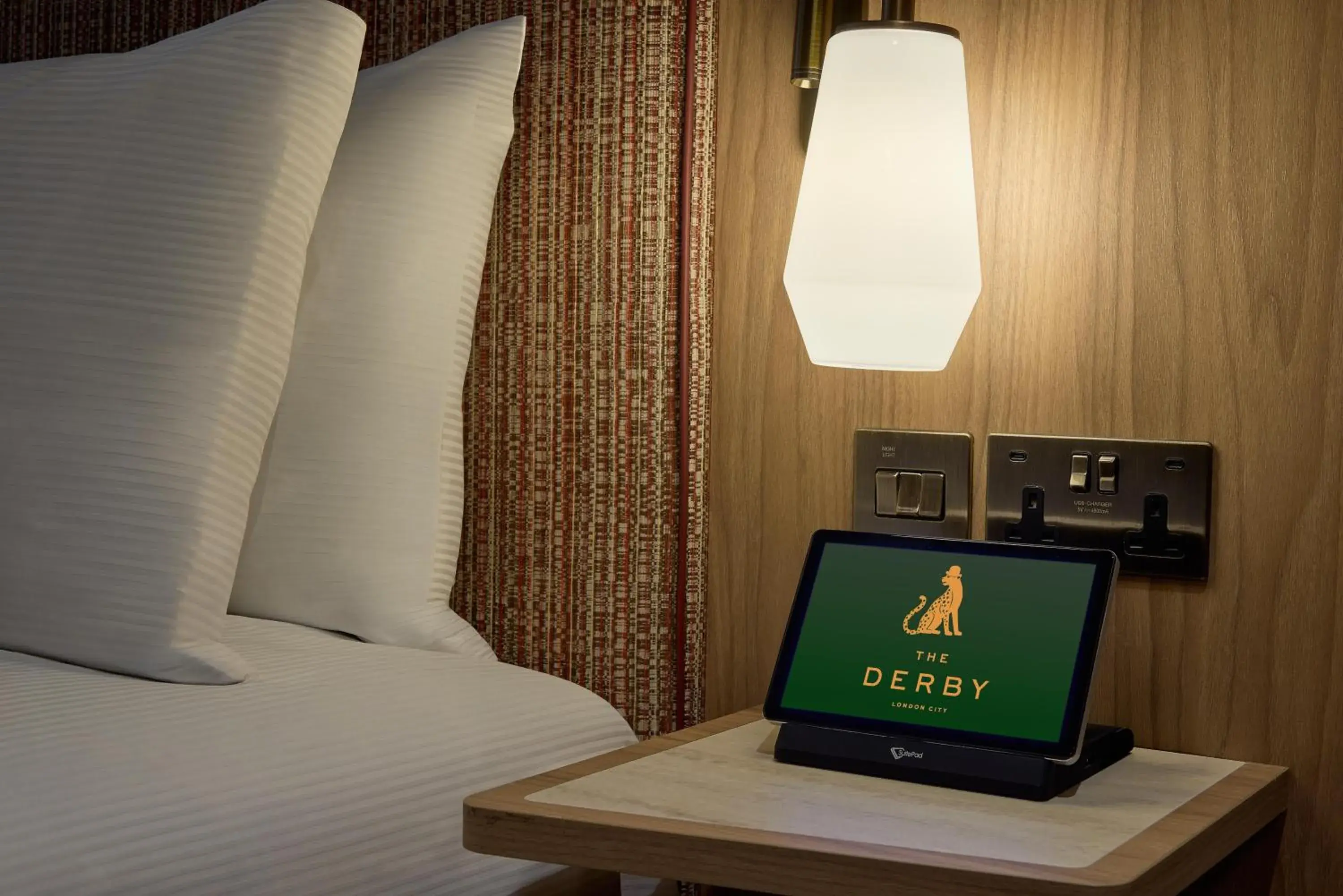 Superior King Room - Mobility Accessible in The Derby London City, Curio Collection By Hilton Superior King Room - Mobility Accessible in The Derby London City, Curio Collection By Hilton