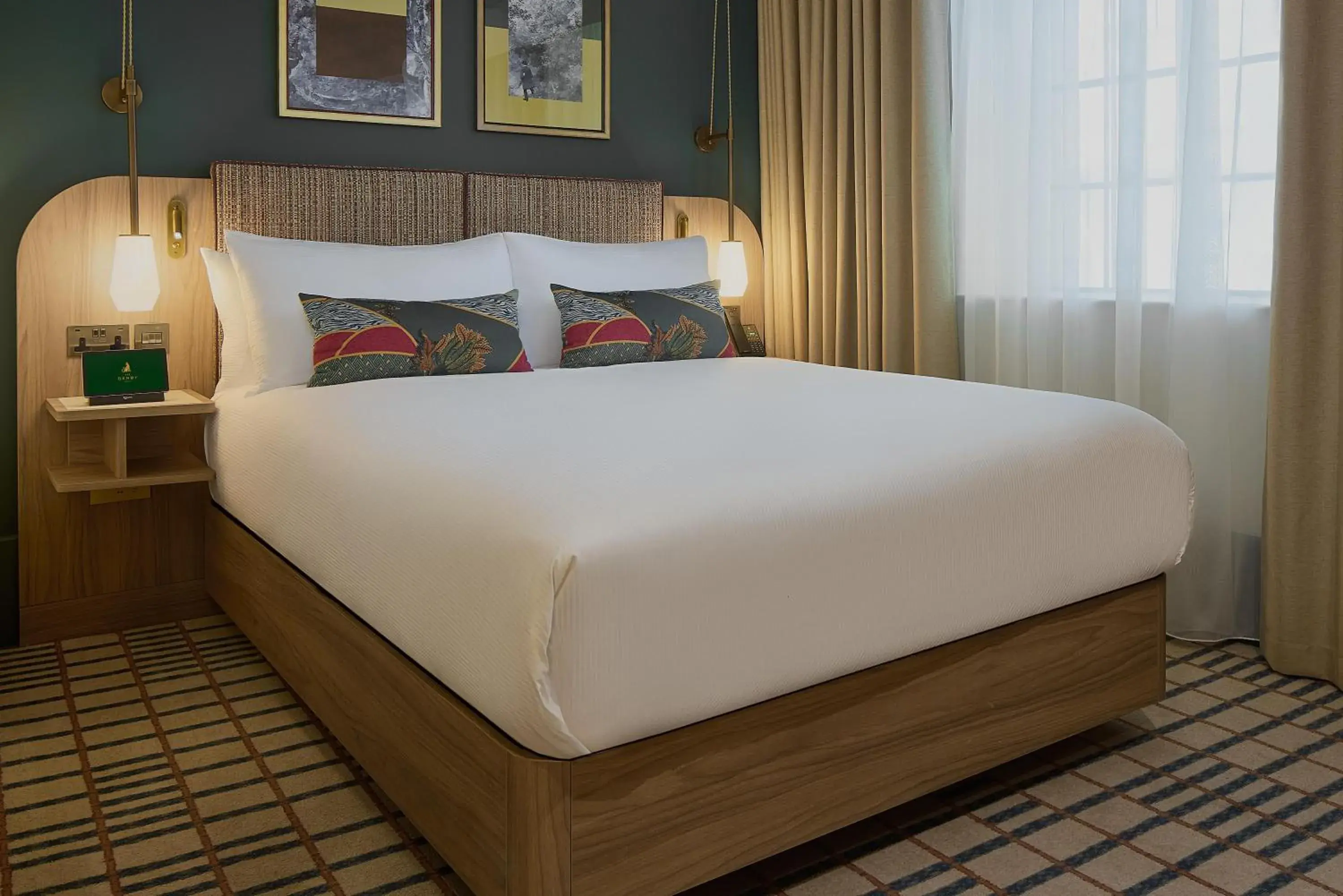 Queen Room - Accessible in The Derby London City, Curio Collection By Hilton Queen Room - Accessible in The Derby London City, Curio Collection By Hilton