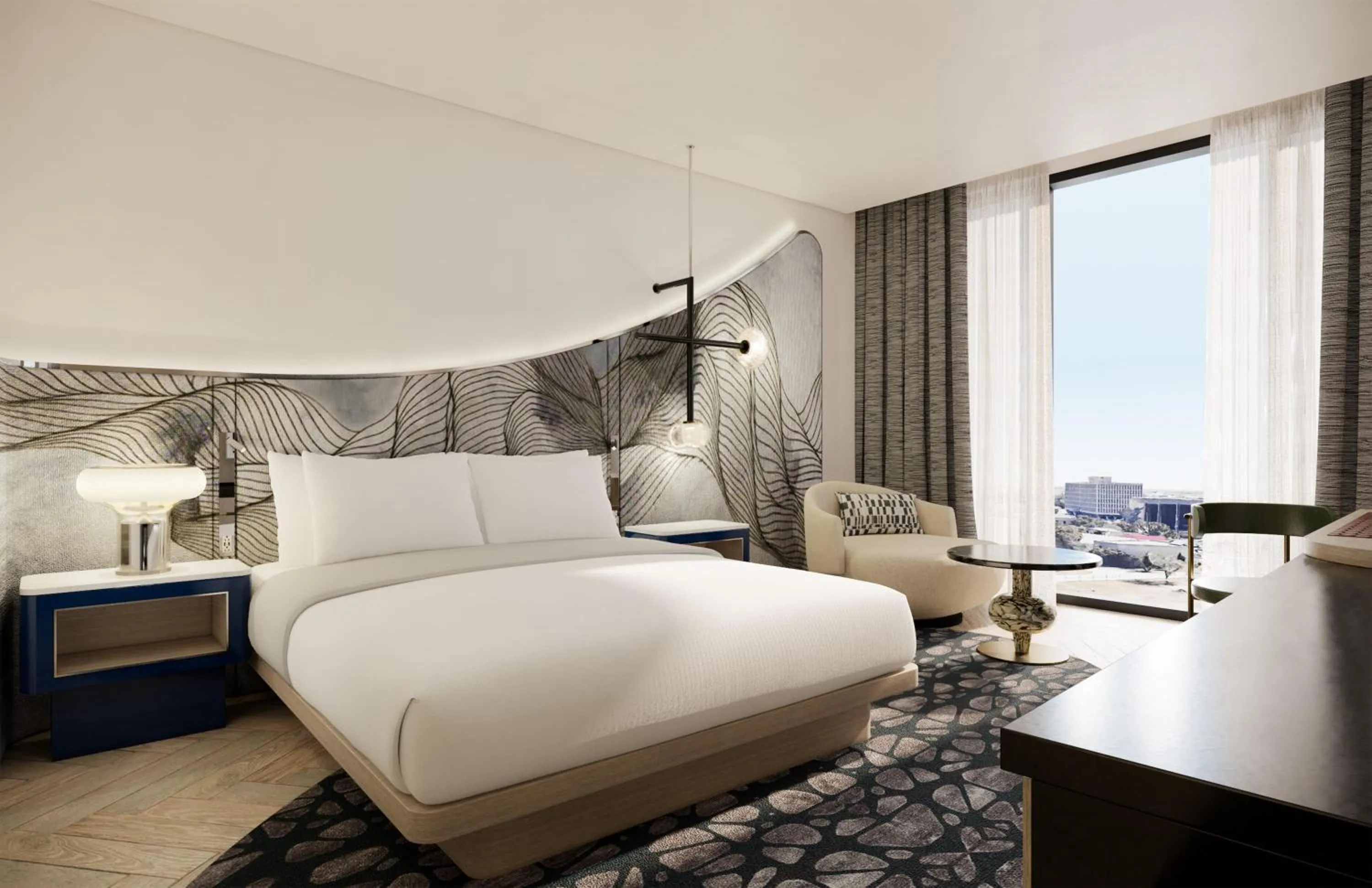 Bed in The Monarch San Antonio, Curio Collection By Hilton