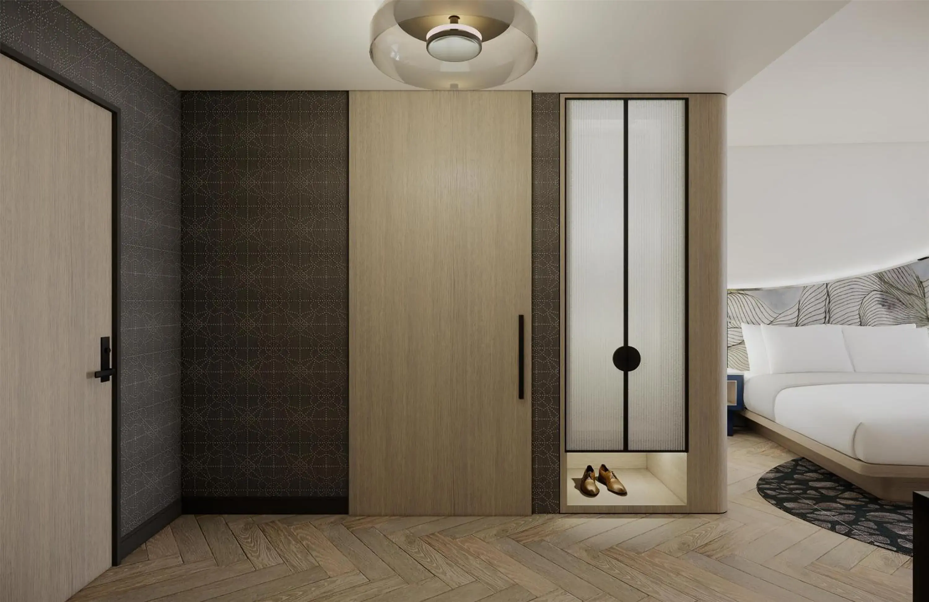 King Room with Balcony and Park View in The Monarch San Antonio, Curio Collection By Hilton King Room with Balcony and Park View in The Monarch San Antonio, Curio Collection By Hilton