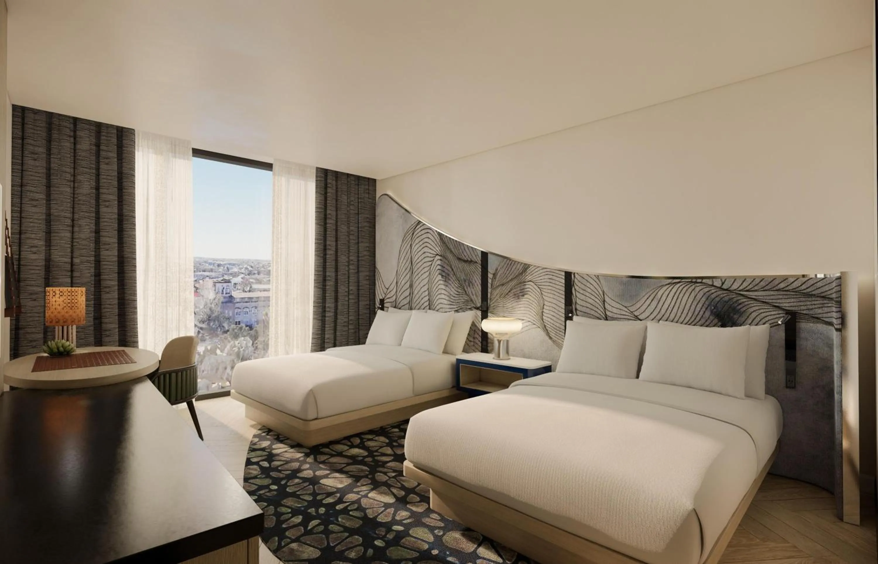 Bed in The Monarch San Antonio, Curio Collection By Hilton