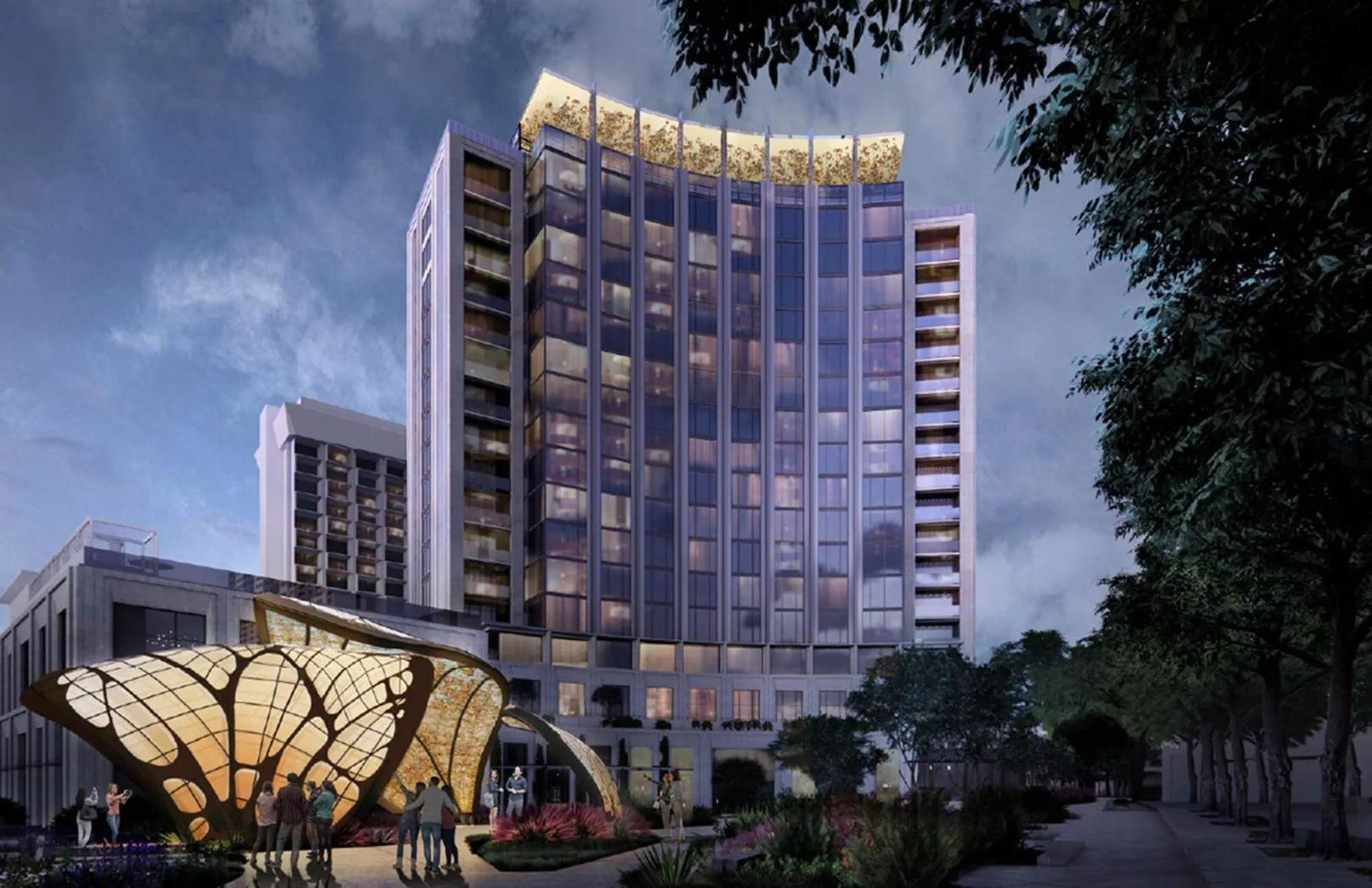 Property building in The Monarch San Antonio, Curio Collection By Hilton