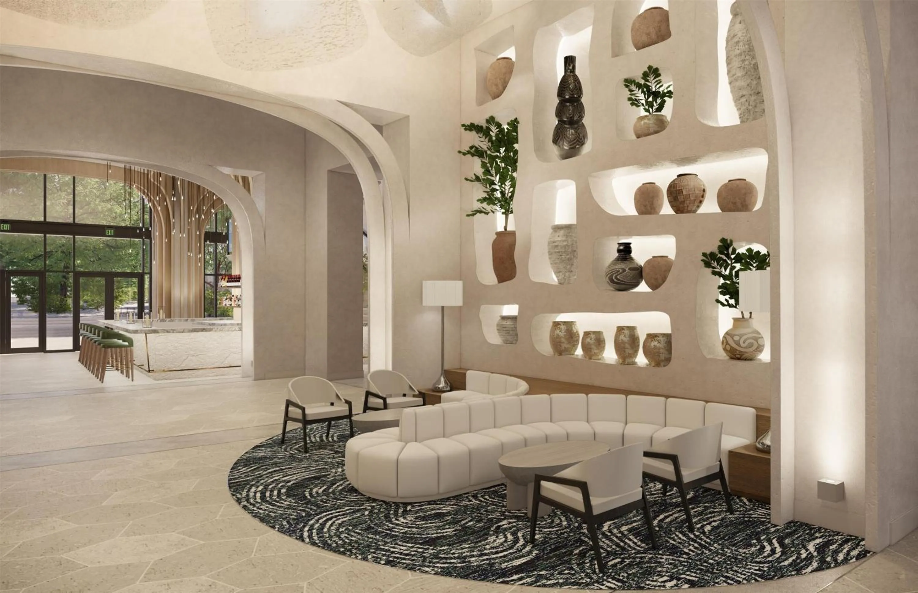 Lobby or reception in The Monarch San Antonio, Curio Collection By Hilton