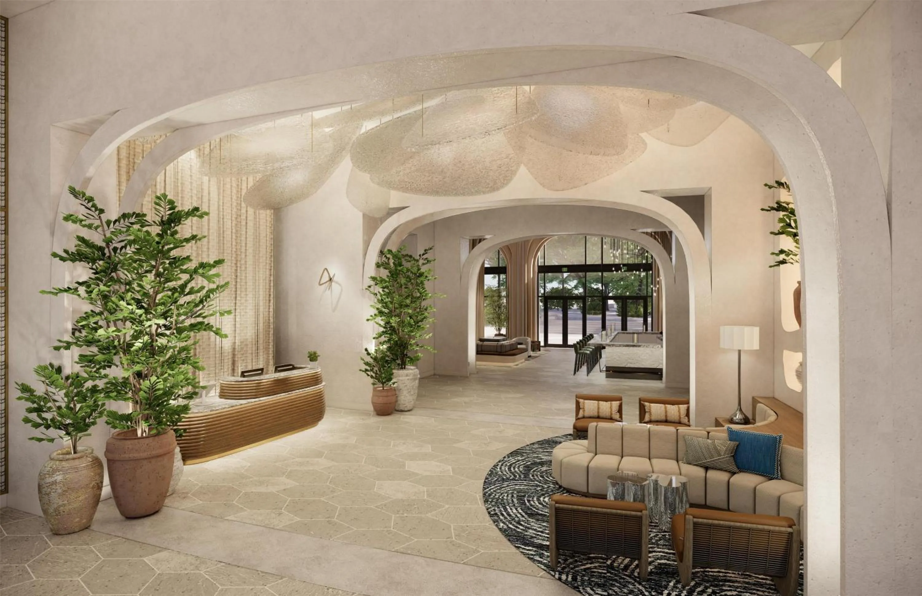 Lobby or reception in The Monarch San Antonio, Curio Collection By Hilton