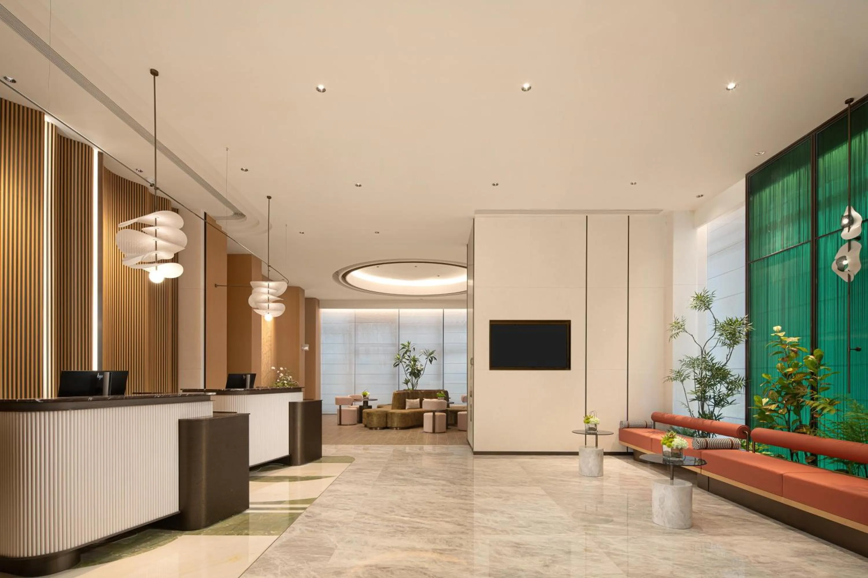 Lobby or reception in Hilton Garden Inn Shenzhen Pingshan Chaoshang Plaza