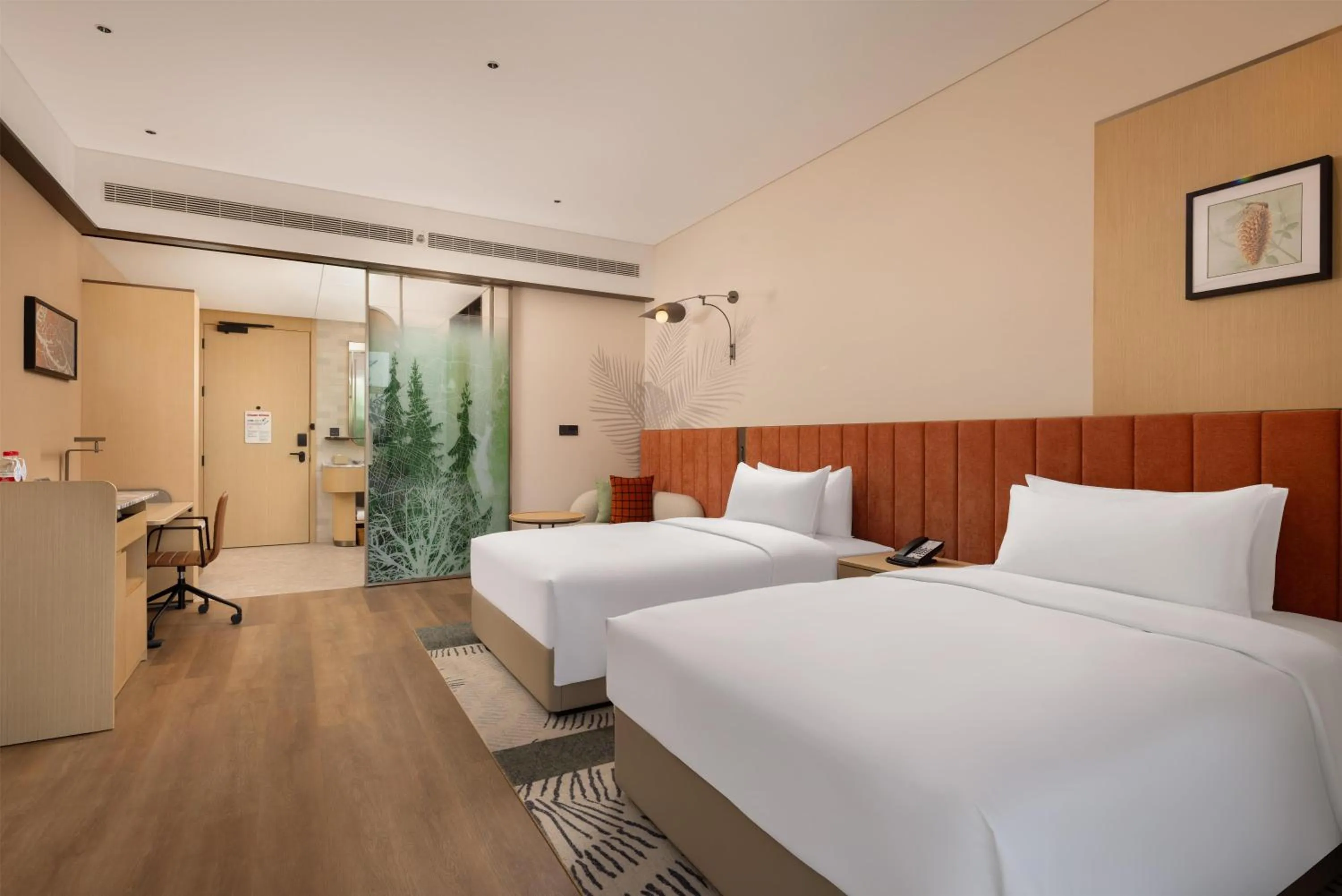 Bed in Hilton Garden Inn Songyuan Ningjiang