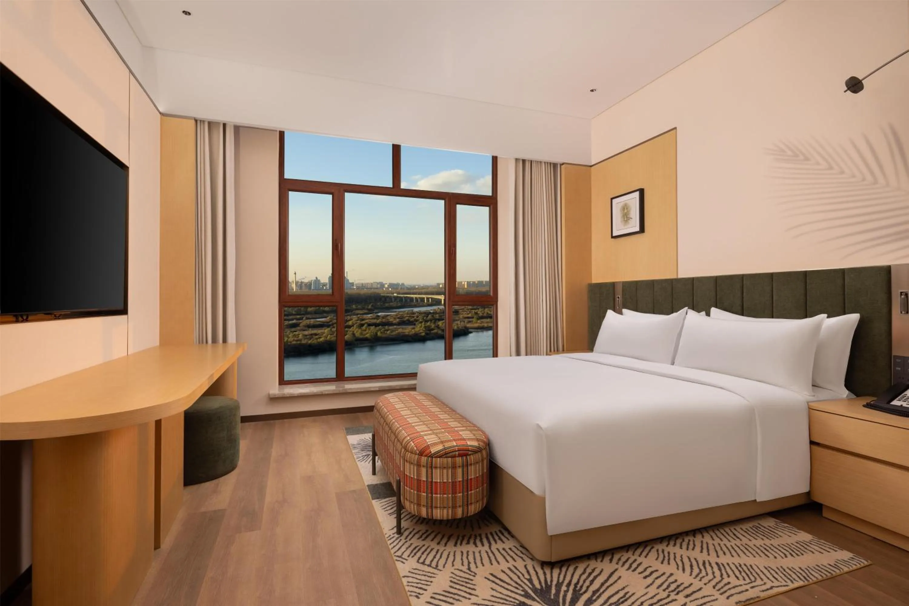 Bed in Hilton Garden Inn Songyuan Ningjiang