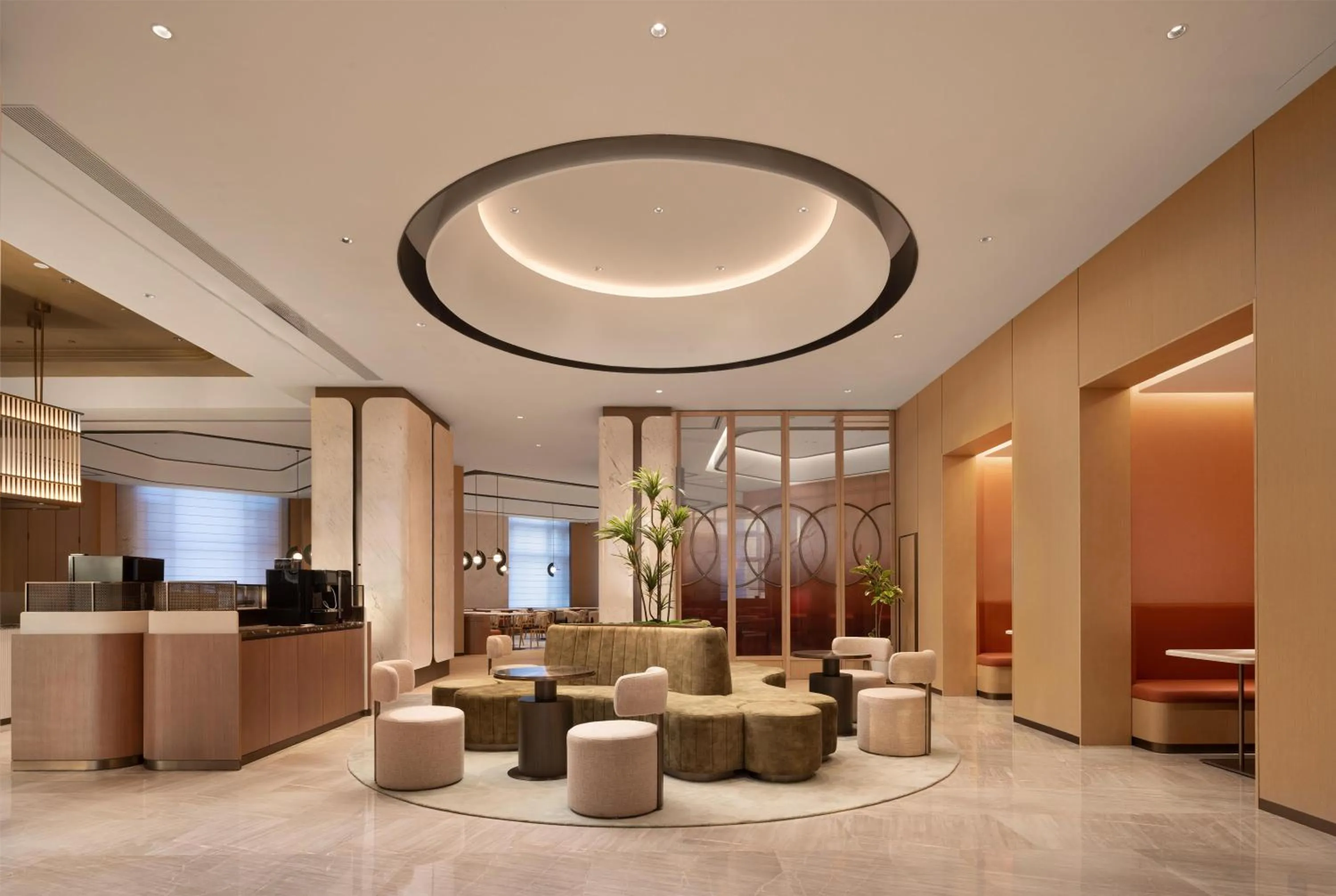 Lobby or reception in Hilton Garden Inn Songyuan Ningjiang