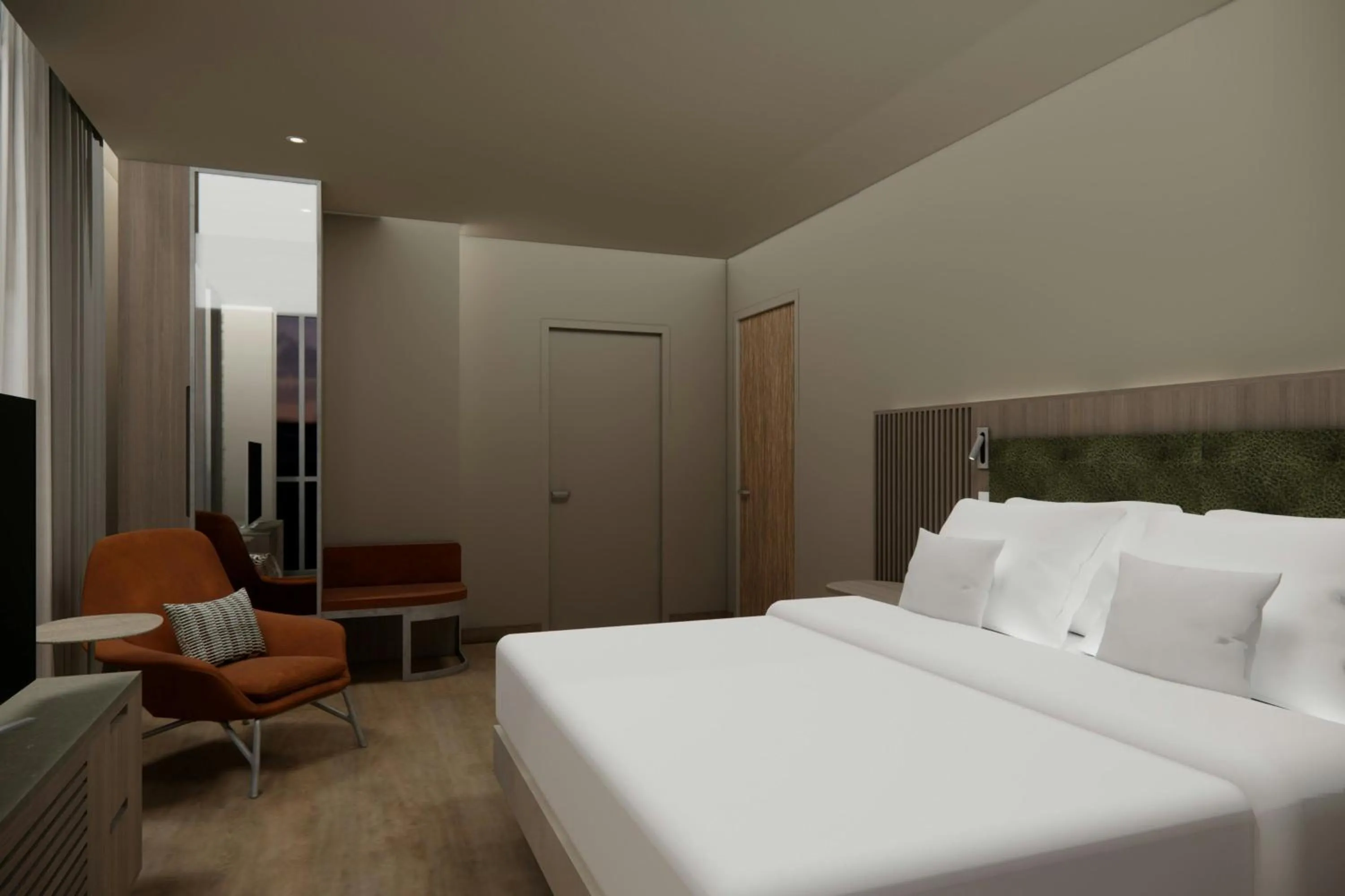 Bedroom, Bed in Courtyard by Marriott Quito Airport