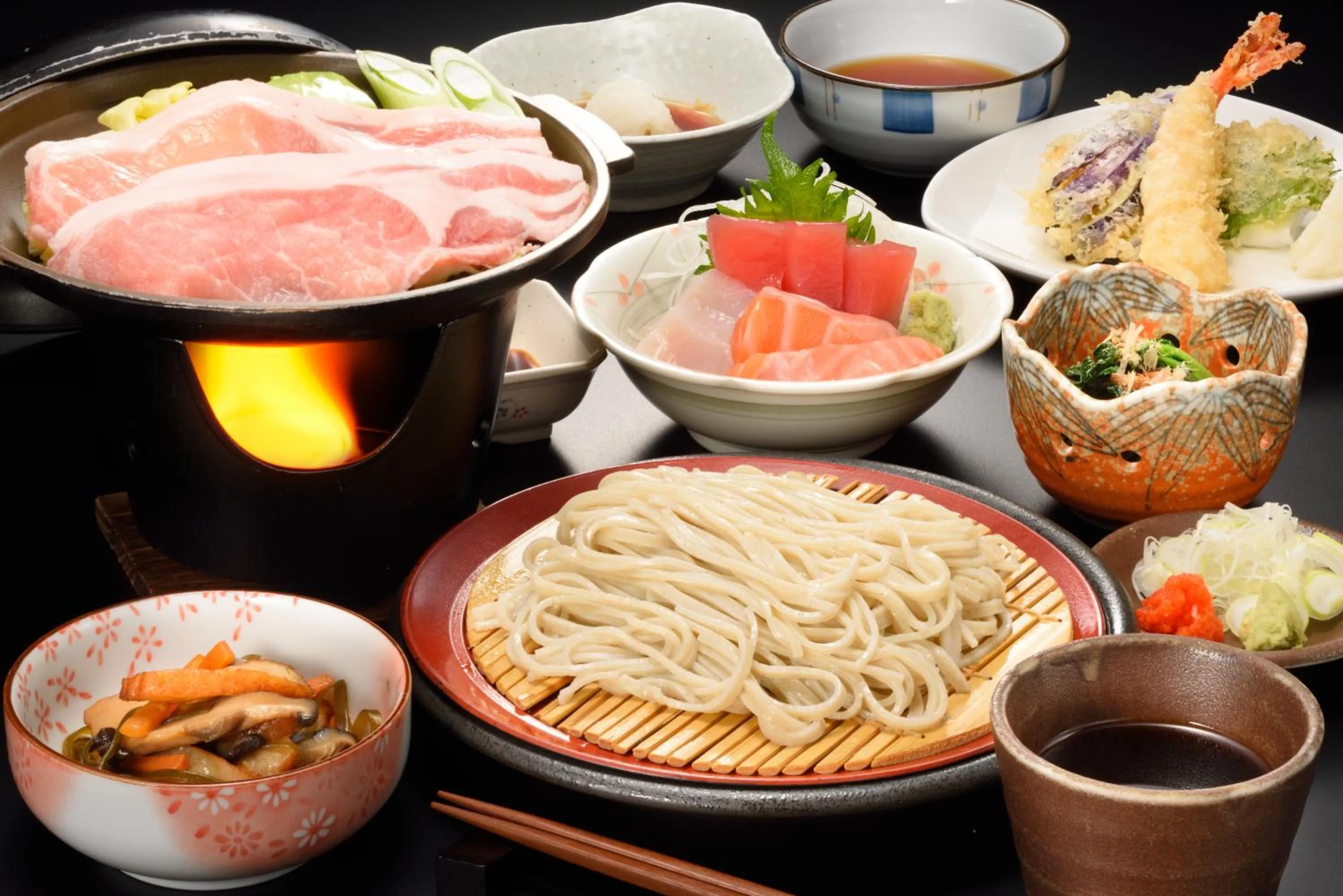 Dinner in Green Hotel Kitakami