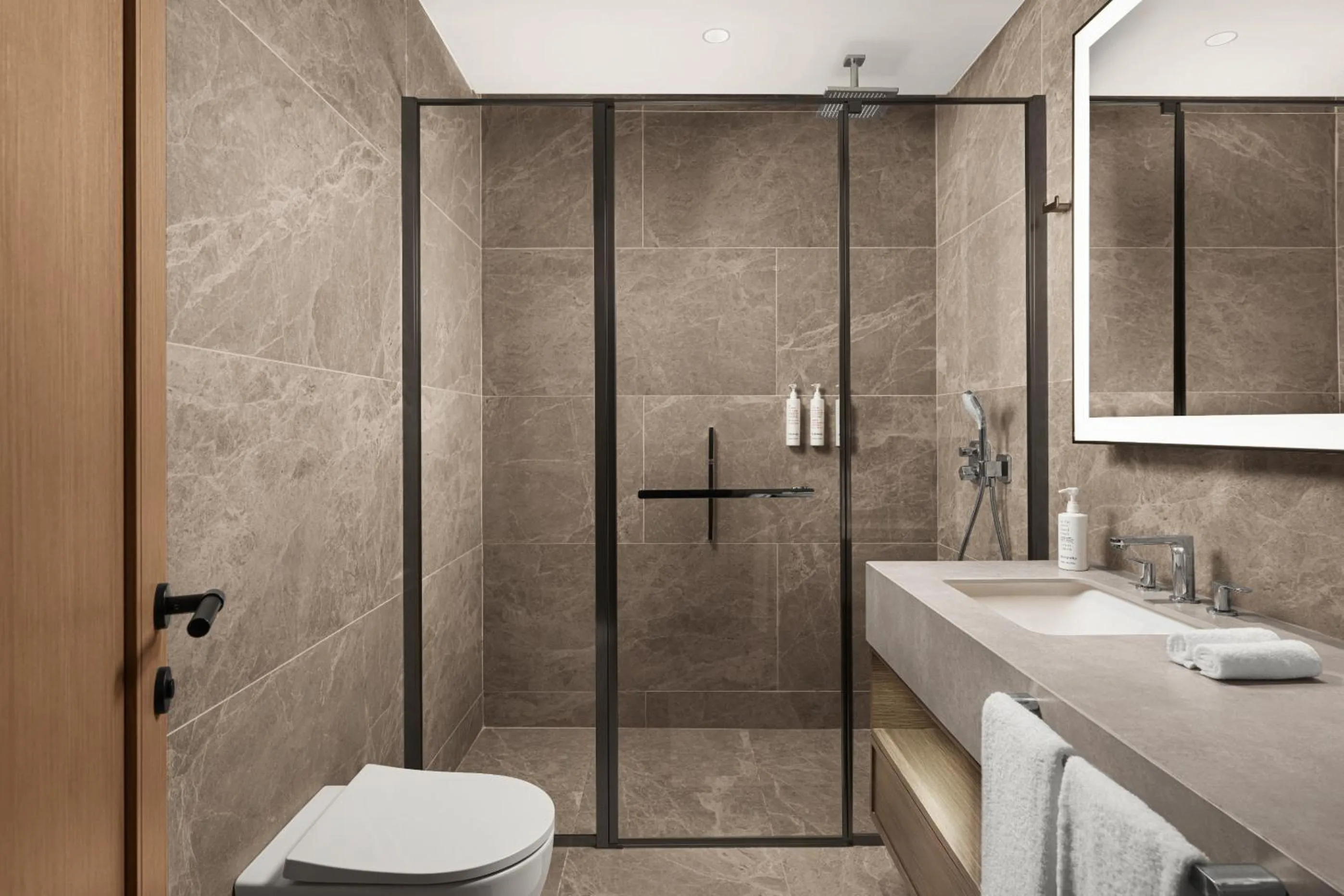 Bathroom in Marriott Executive Apartments Istanbul Tema World