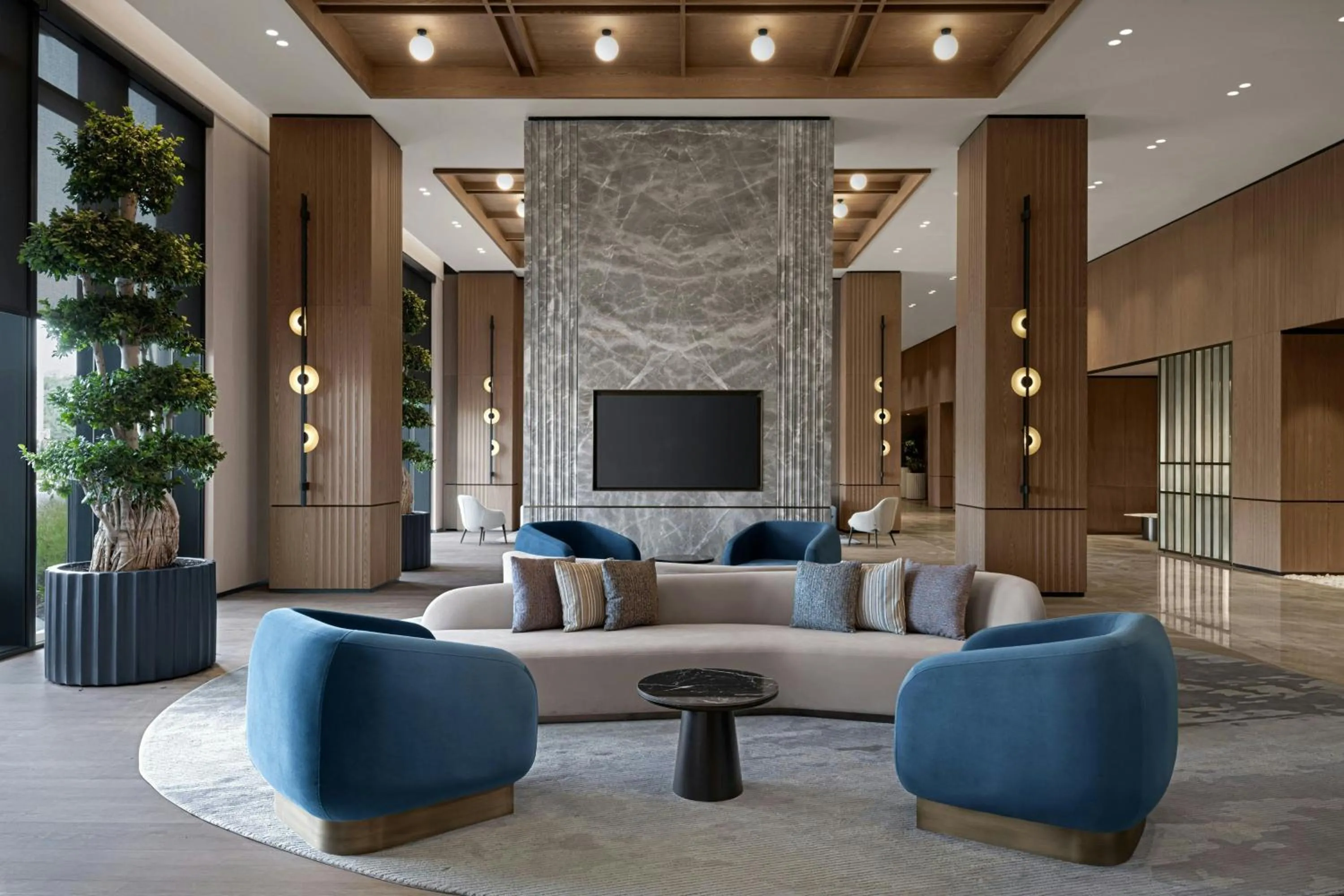 Lobby or reception in Marriott Executive Apartments Istanbul Tema World