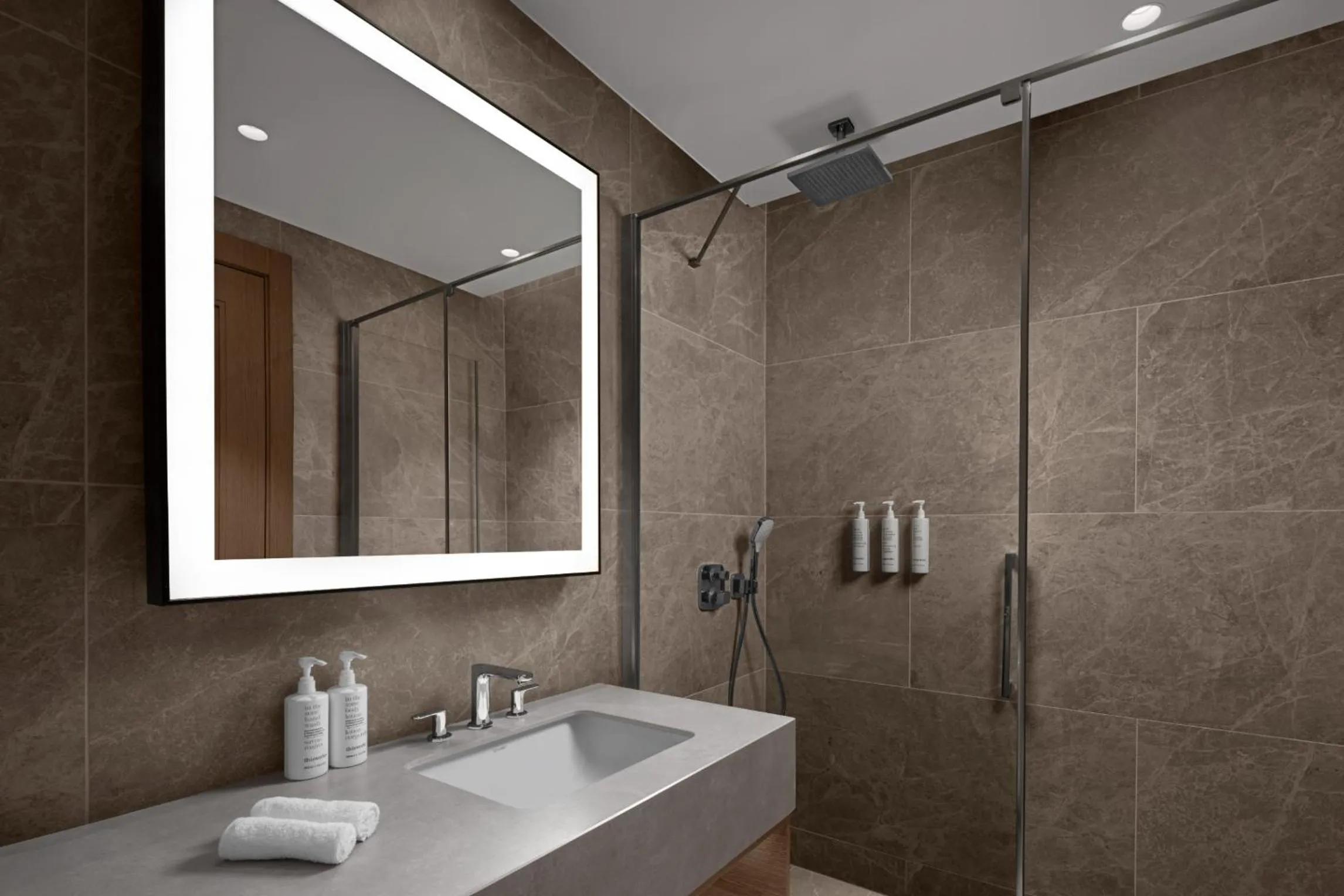Bathroom in Marriott Executive Apartments Istanbul Tema World