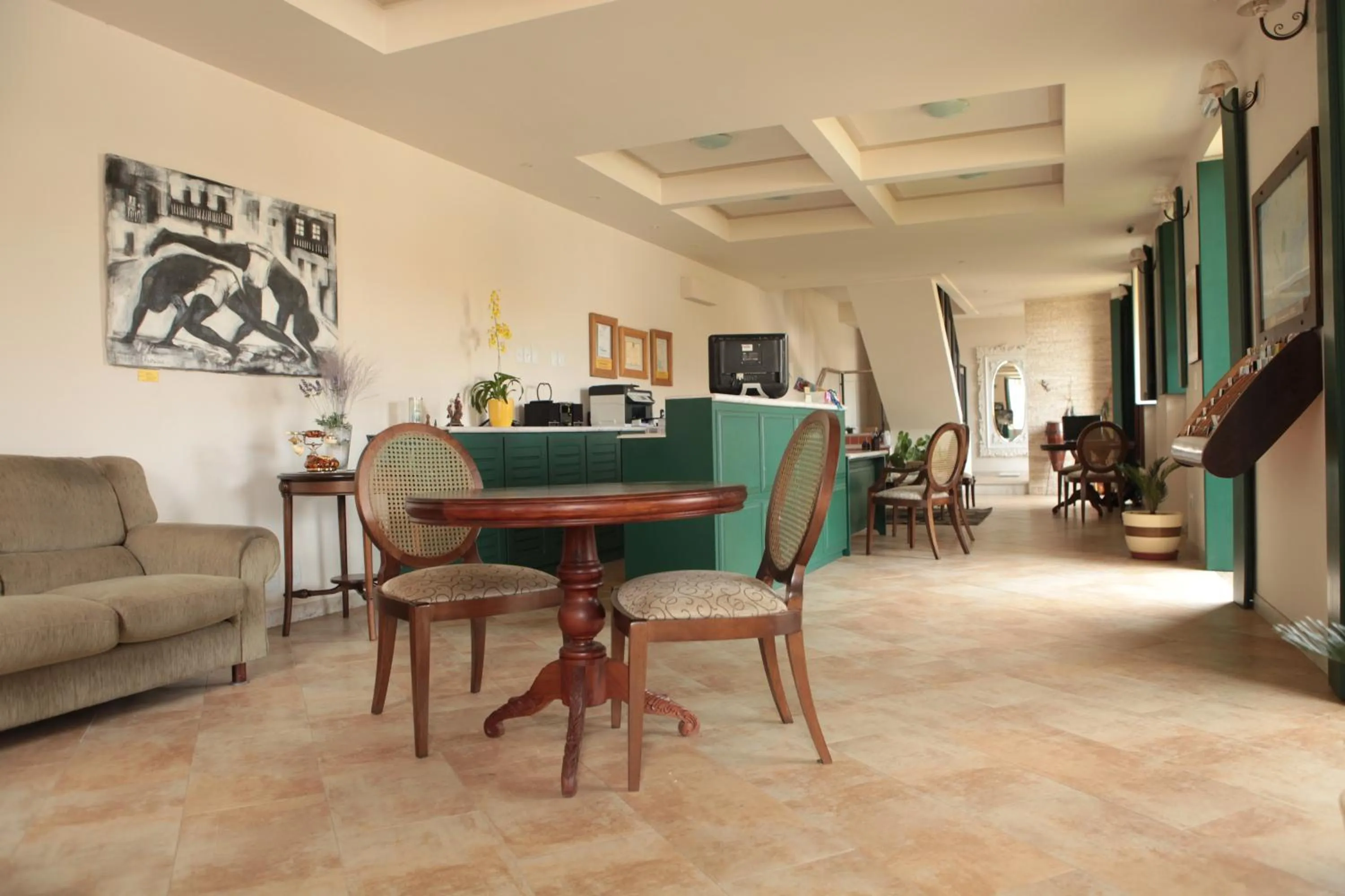 Lobby or reception in Hotel Pousada da Mangueira