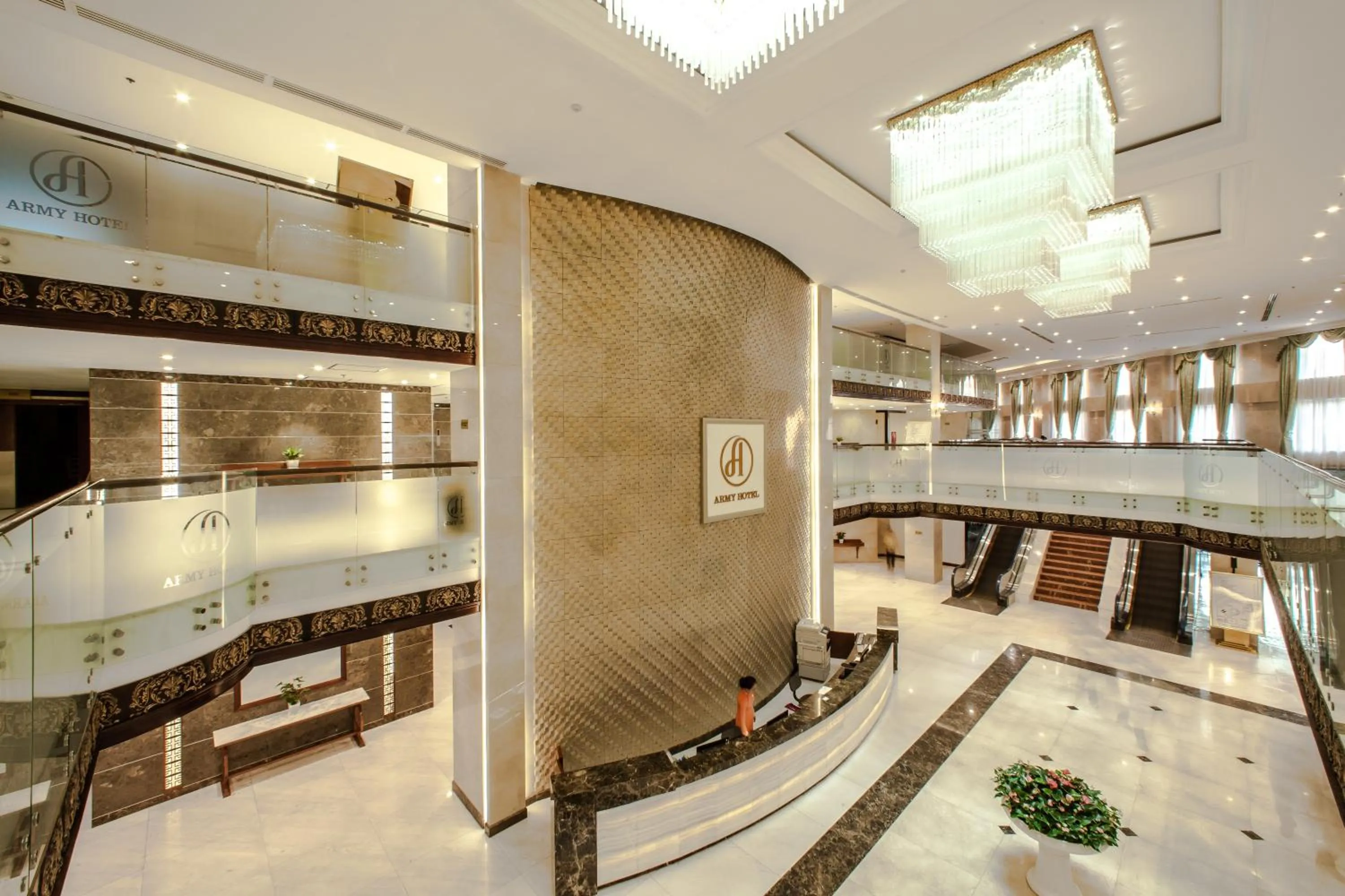 Lobby or reception in Army Hotel