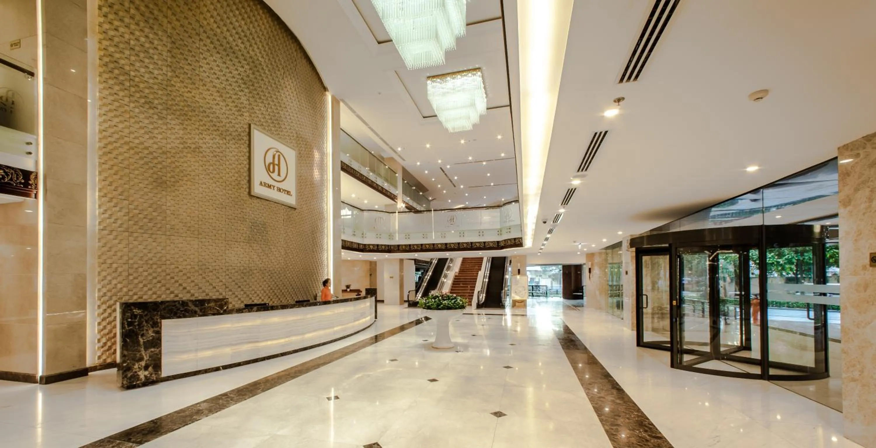 Lobby or reception in Army Hotel