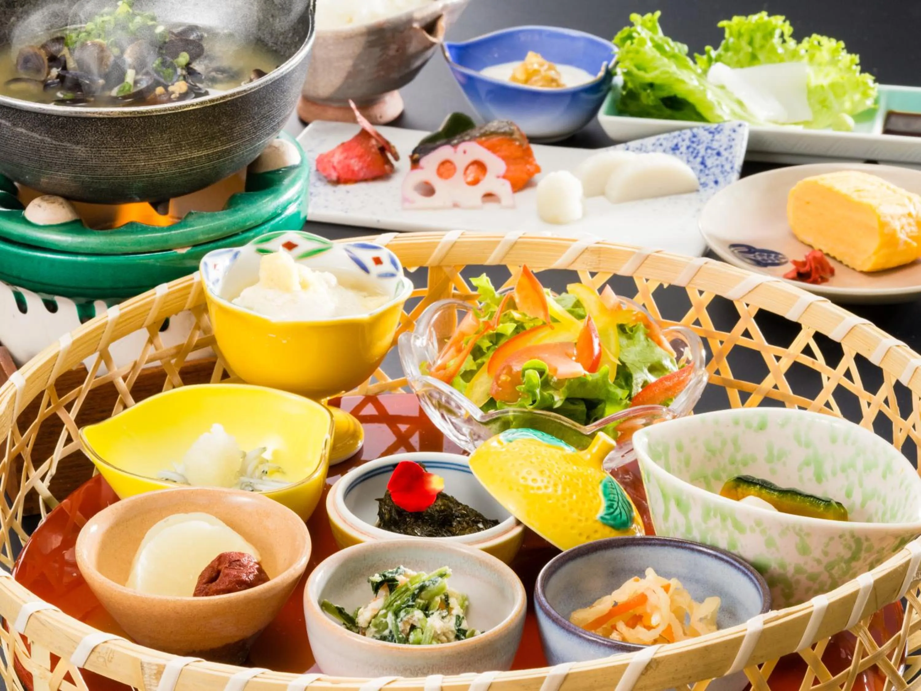 Breakfast in Hagi Kanko Hotel