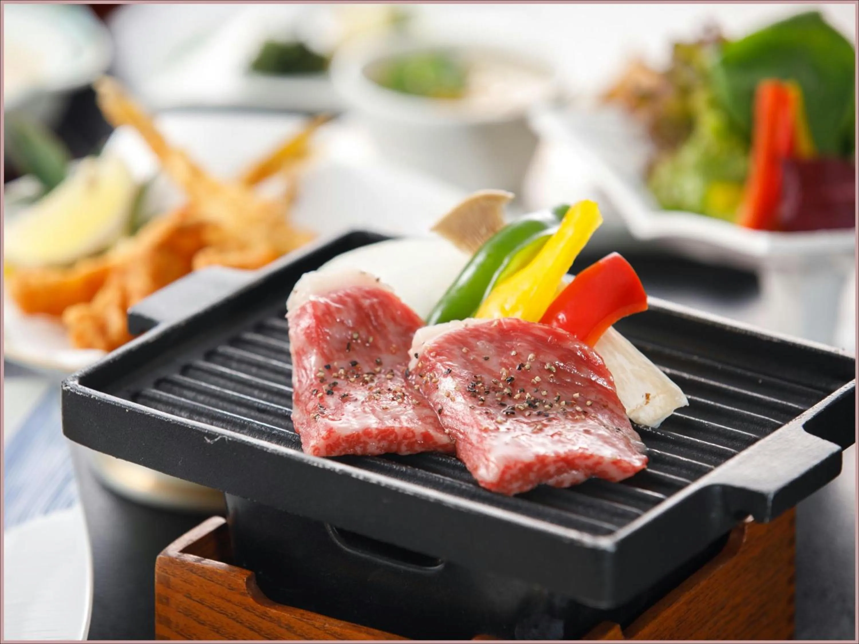 Food close-up in Hagi Kanko Hotel