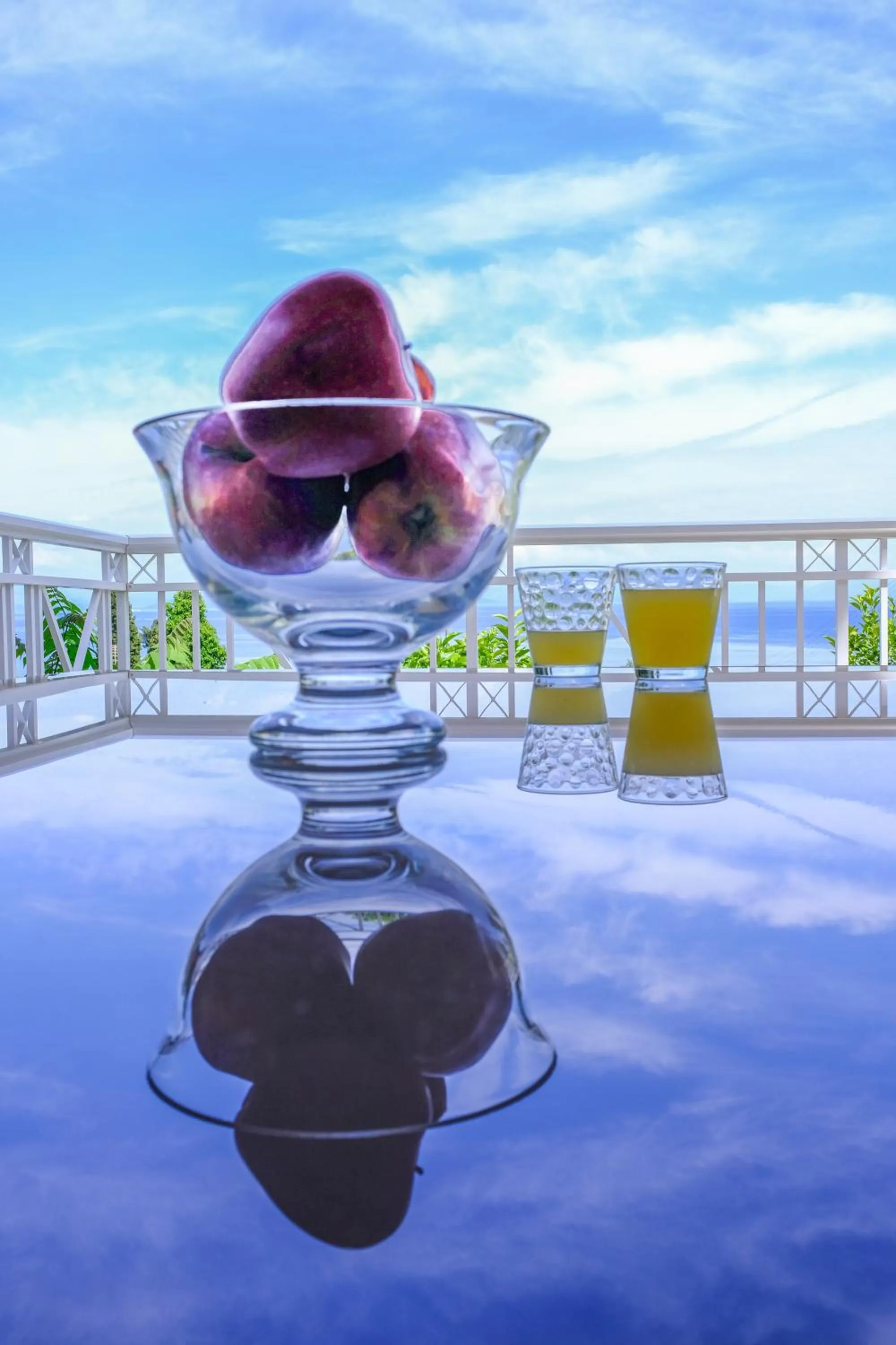 Decorative detail in Brentanos Apartments - A - View of Paradise